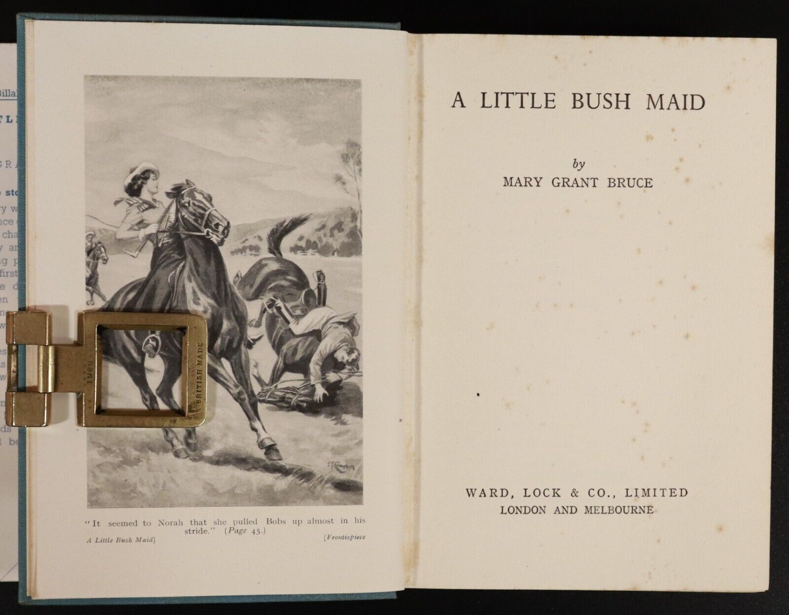 A Little Bush Maid by Mary Grant Bruce - c1948 - Australian Fiction Book - 0