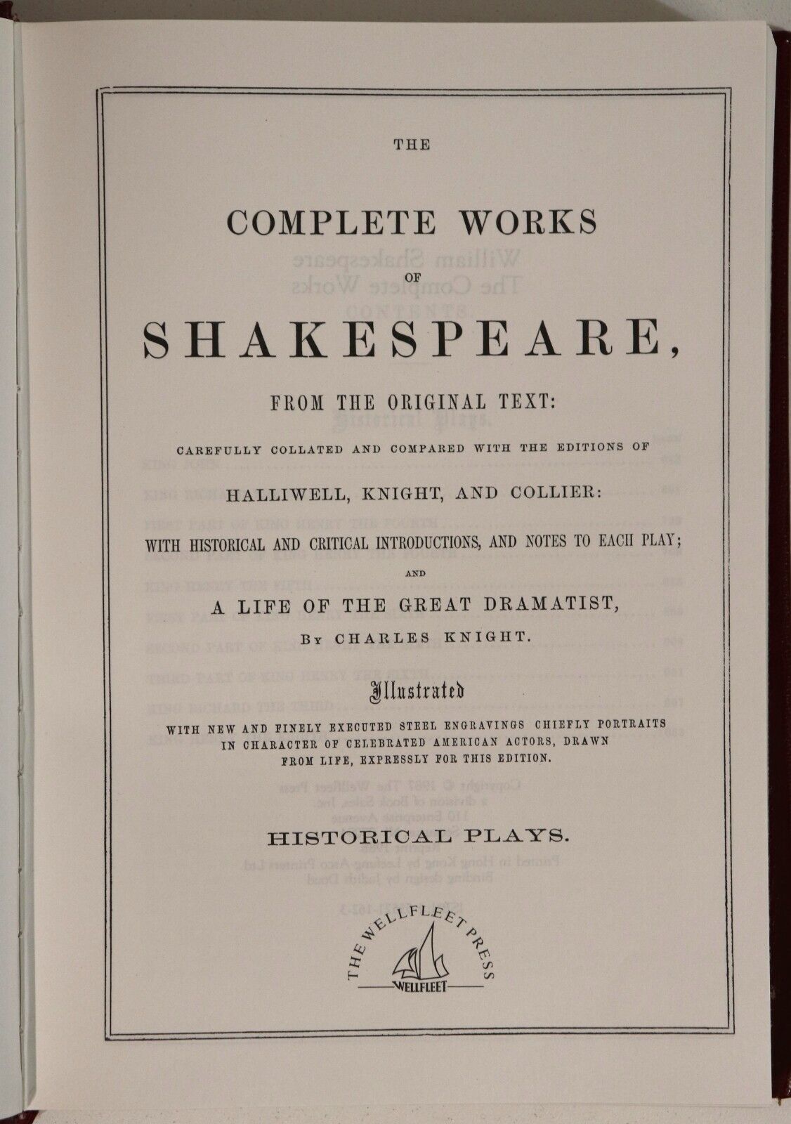 The Complete Works of Shakespeare - 1987 - Classic Literature 3 Volume Book Set