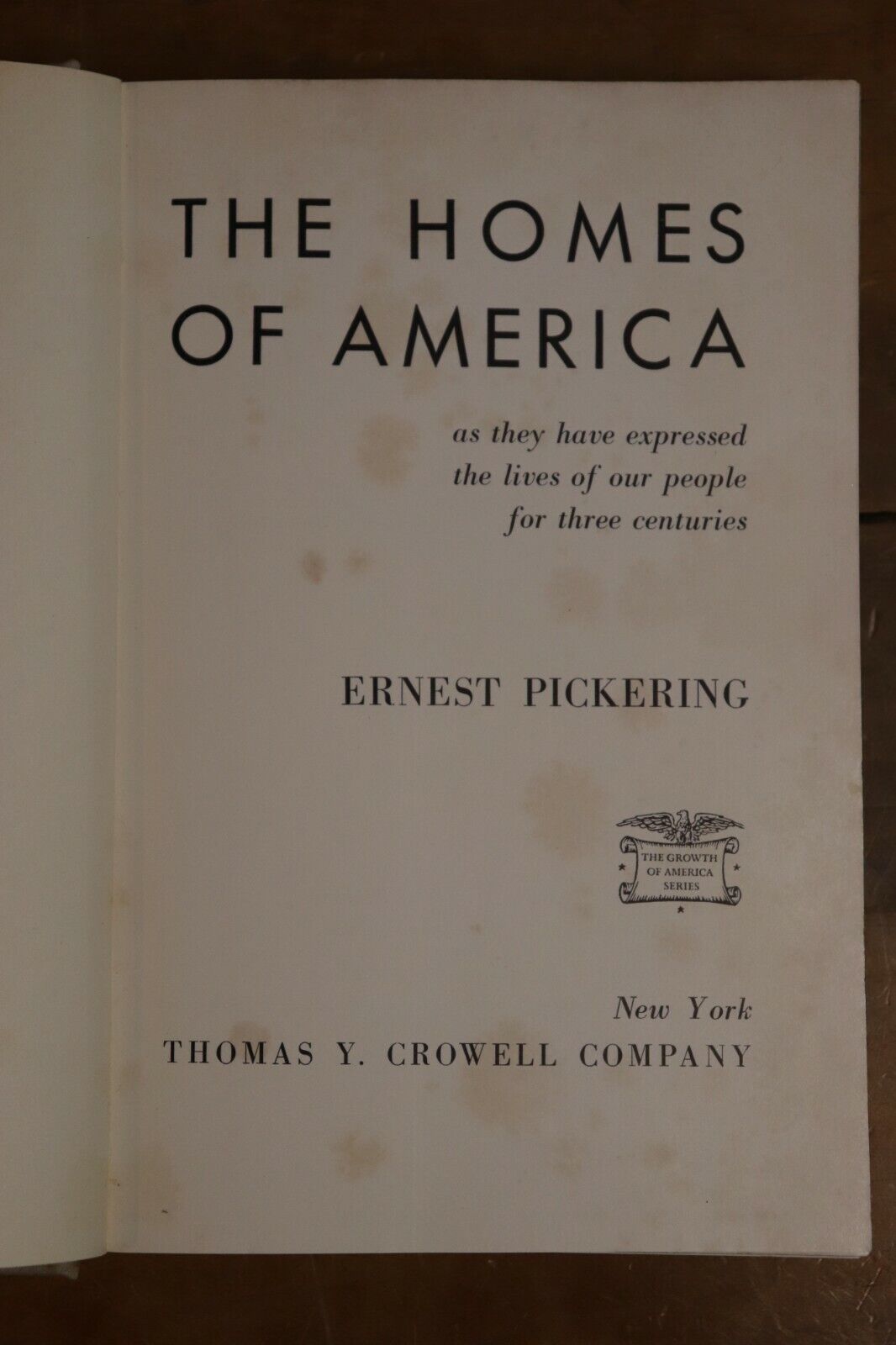 The Homes of America - 1951 - Antique Architecture Book - Ernest Pickering - 0