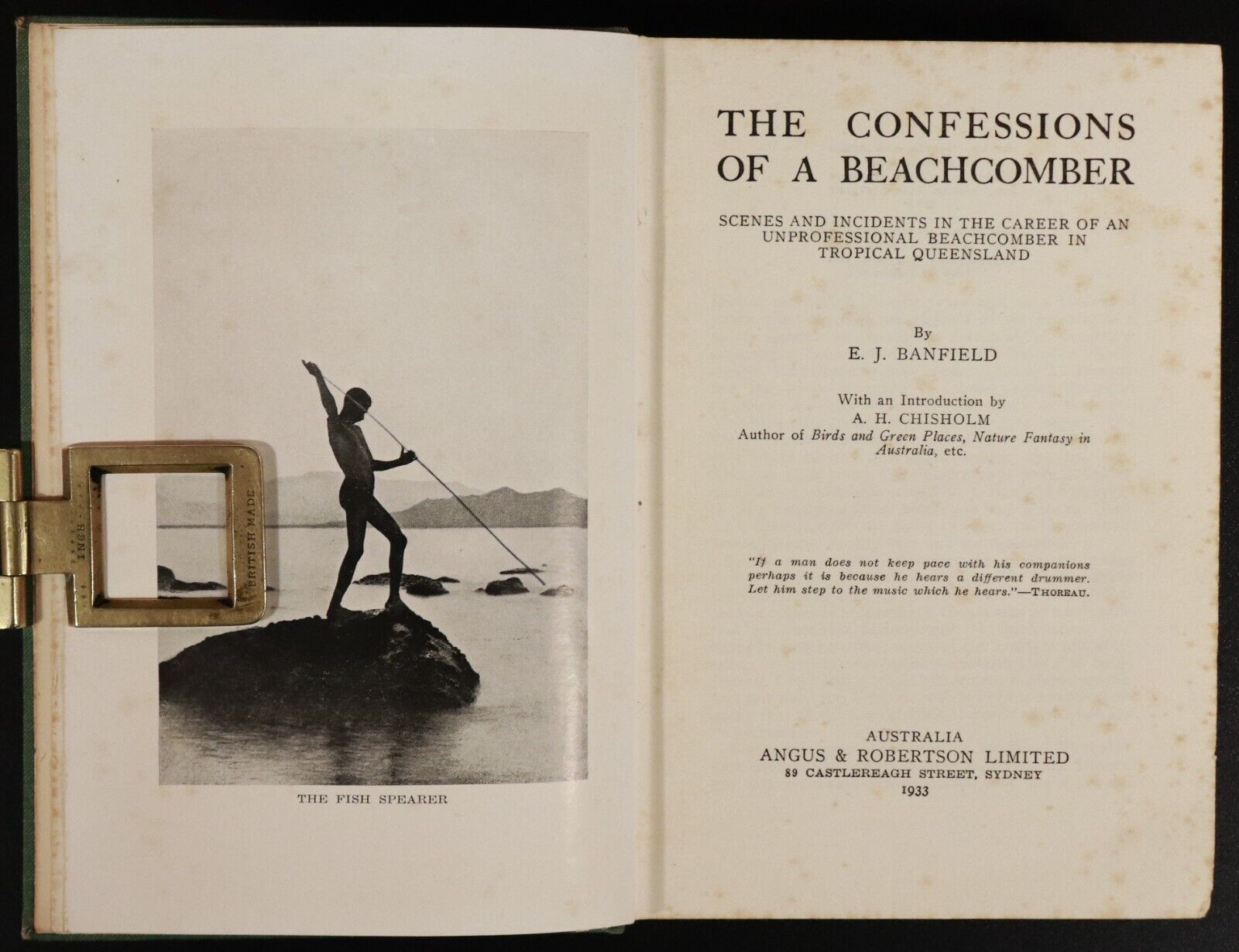 1933 The Confessions Of A Beachcomber by EJ Banfield Australian Nature Book - 0