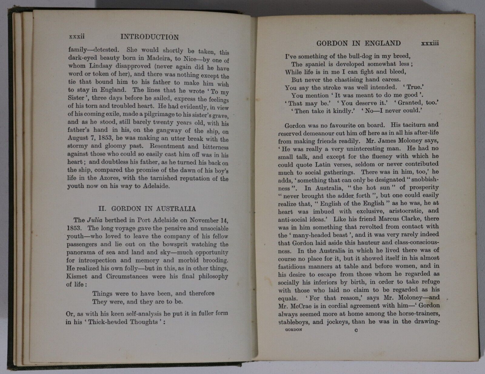 The Poems Of Adam Lindsay Gordon - 1923 - Antique Poetry Book