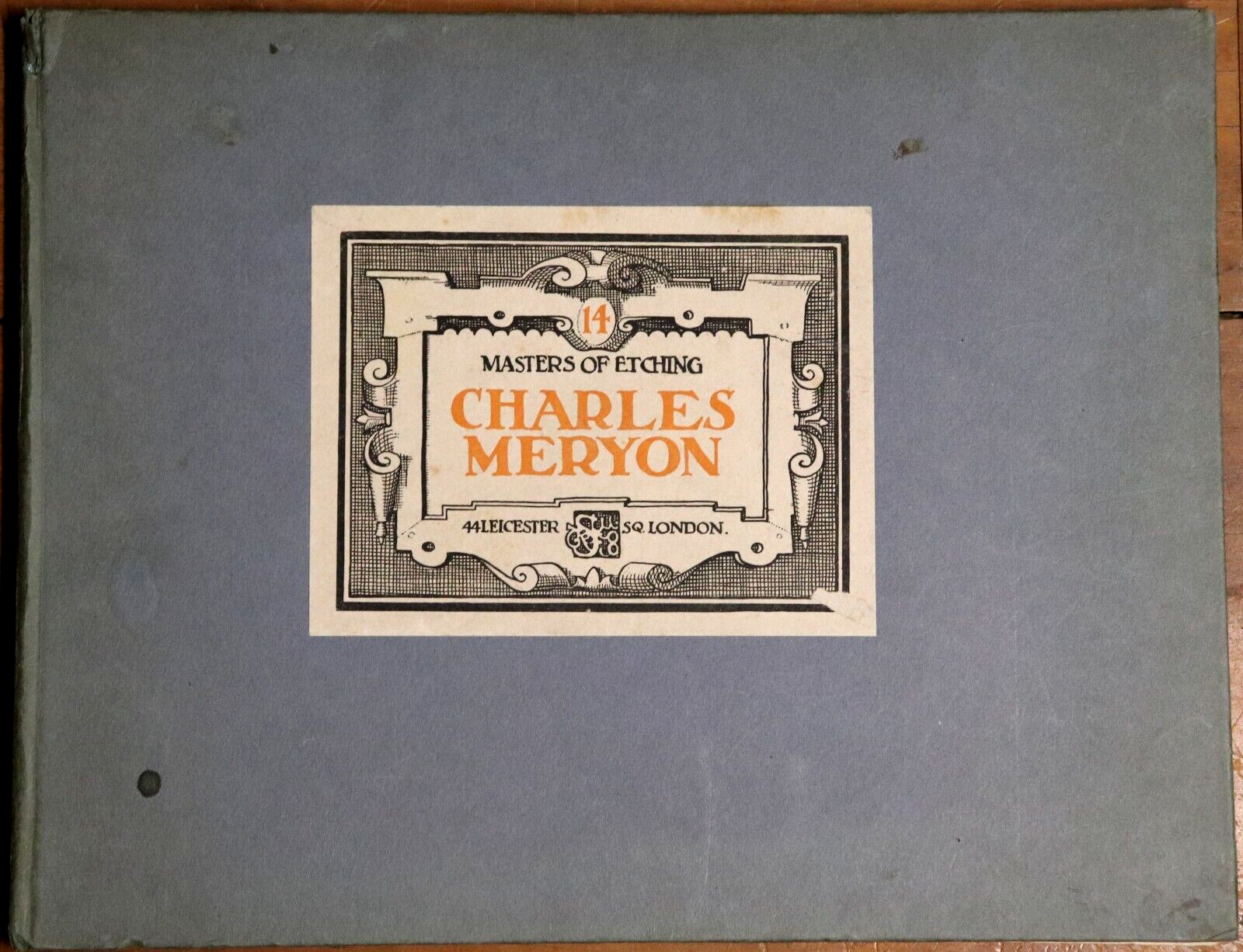 Modern Masters Of Etching: Charles Meryon - 1927 - Antique Art History Book
