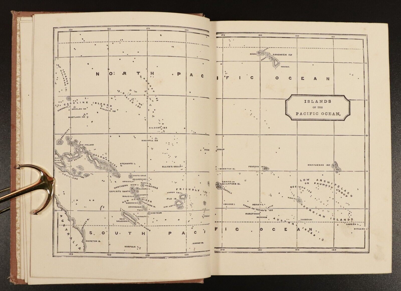 1876 Life In The Southern Isles South Pacific & New Guinea Travel History Book