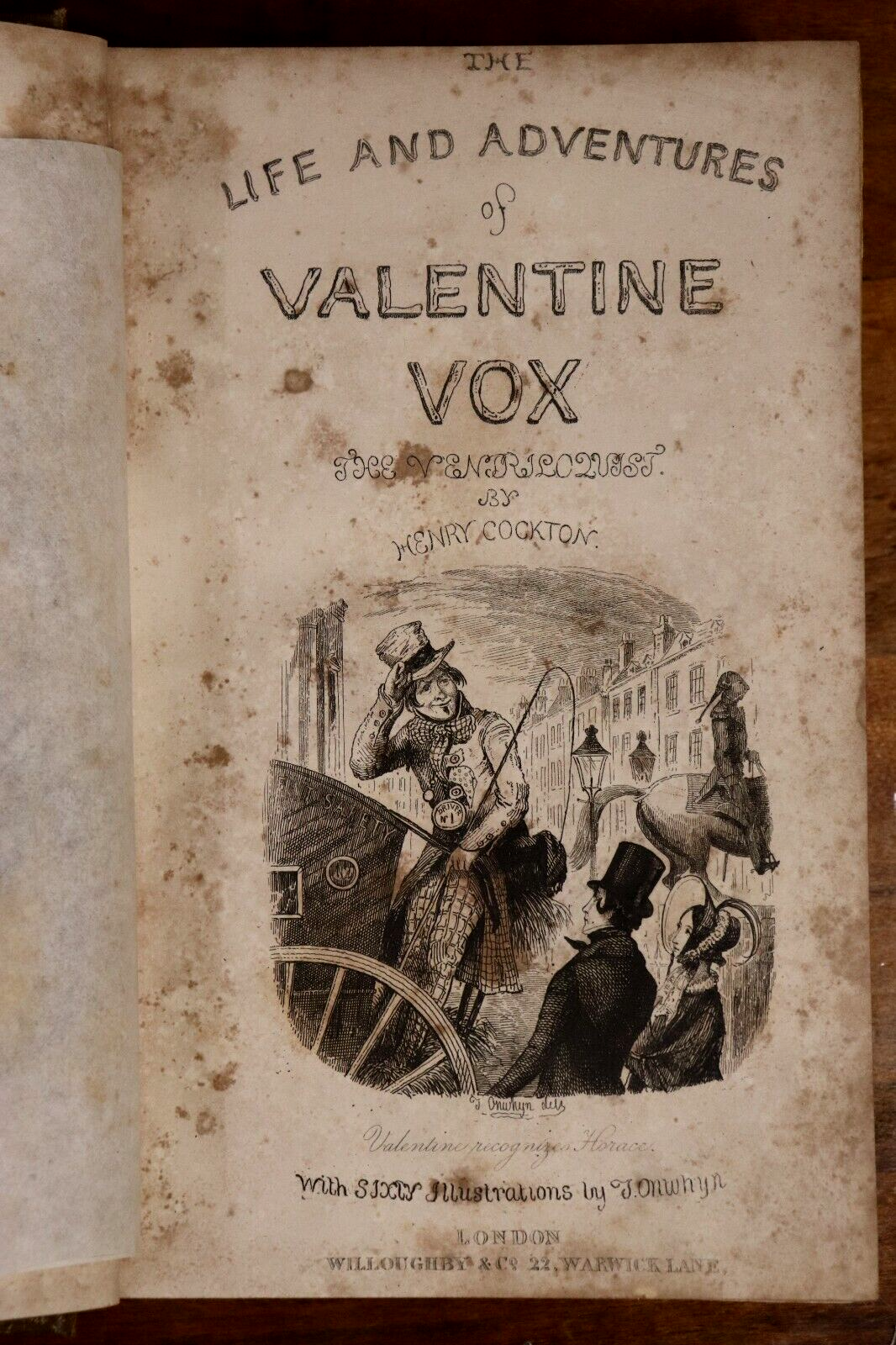 Valentine Vox: The Ventriloquist by H Cockton - c1885 - Antique Literature Book - 0