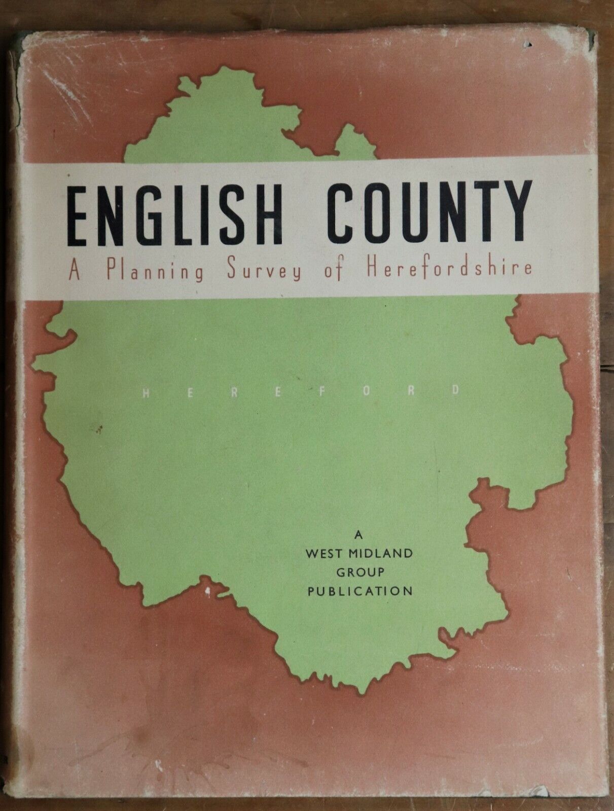 English County Planning Survey Of Herfordshire 1946 - Antique Town Planning Book