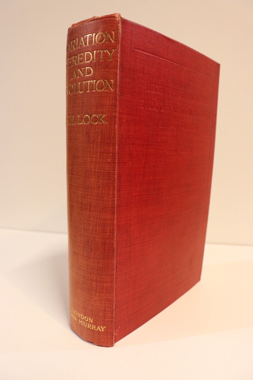 Study Of Variation Heredity & Evolution - 1909 - Antique Natural Science Book
