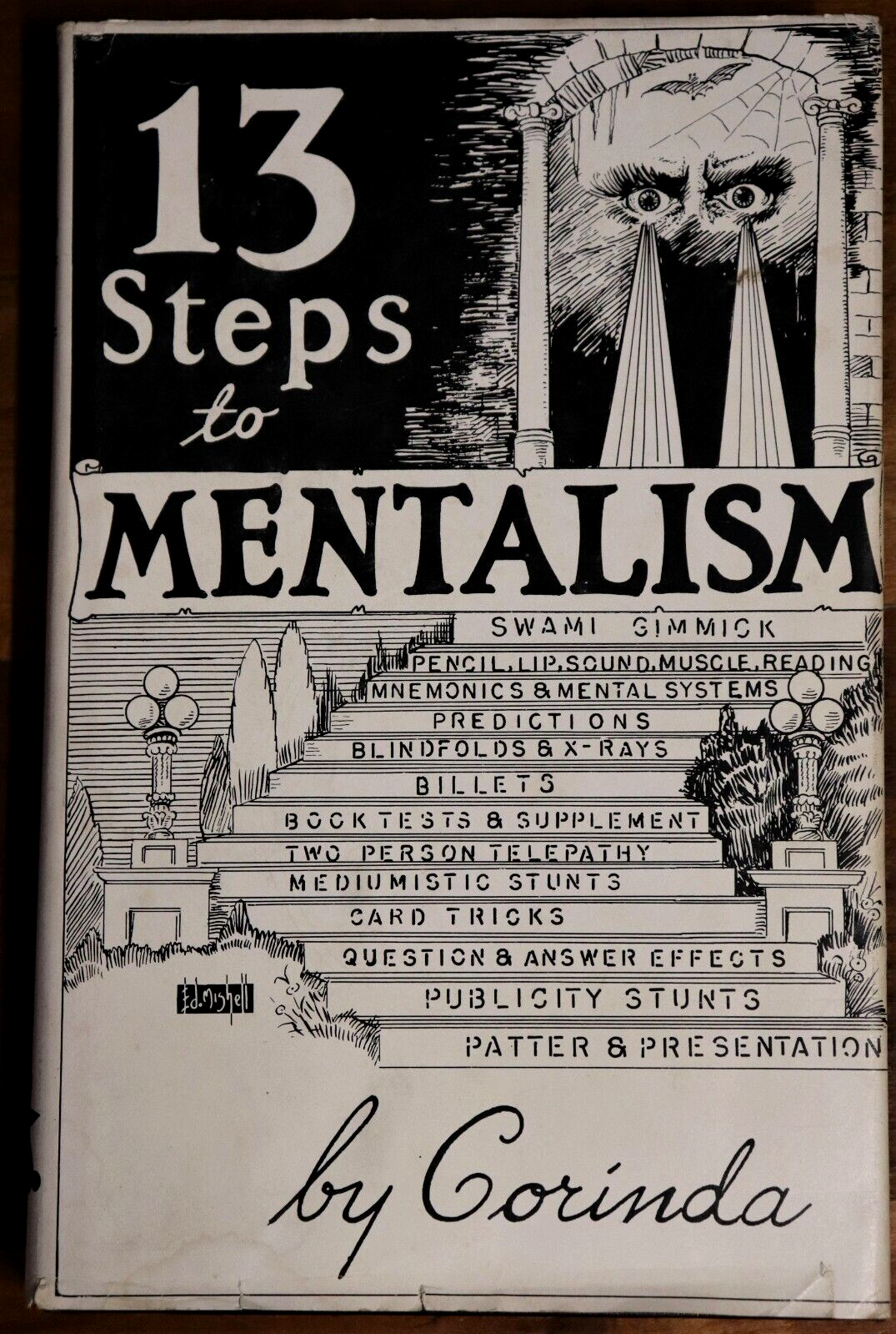 13 Steps To Mentalism - 1968 - 1st Ed. Psychic Phenomena & Magic Book