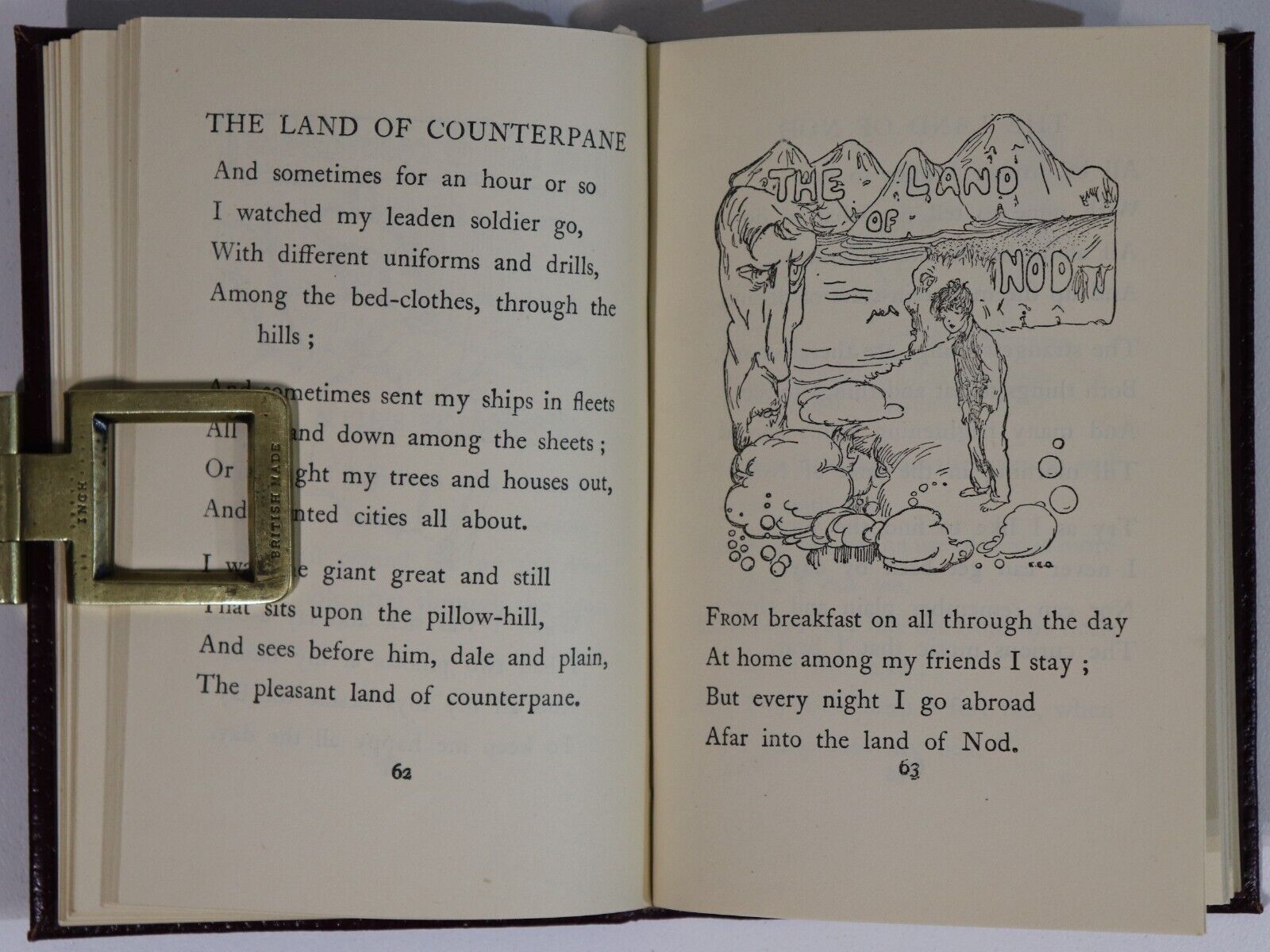 A Childs Garden Of Verses - c1950 - Illustrated Childrens Story Book