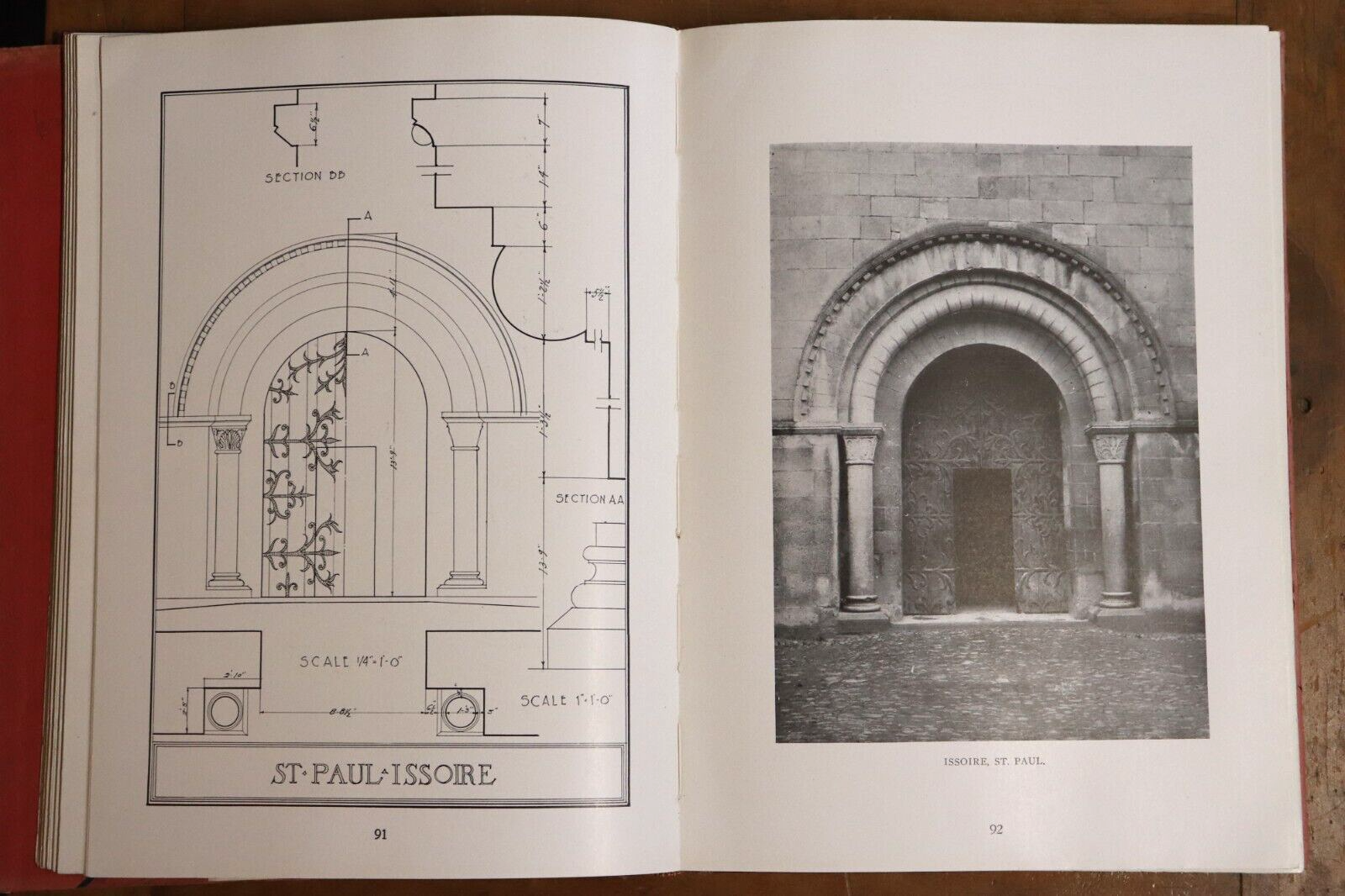 1925 Portals, Doorways & Windows Of France 1st Edition Architecture Book