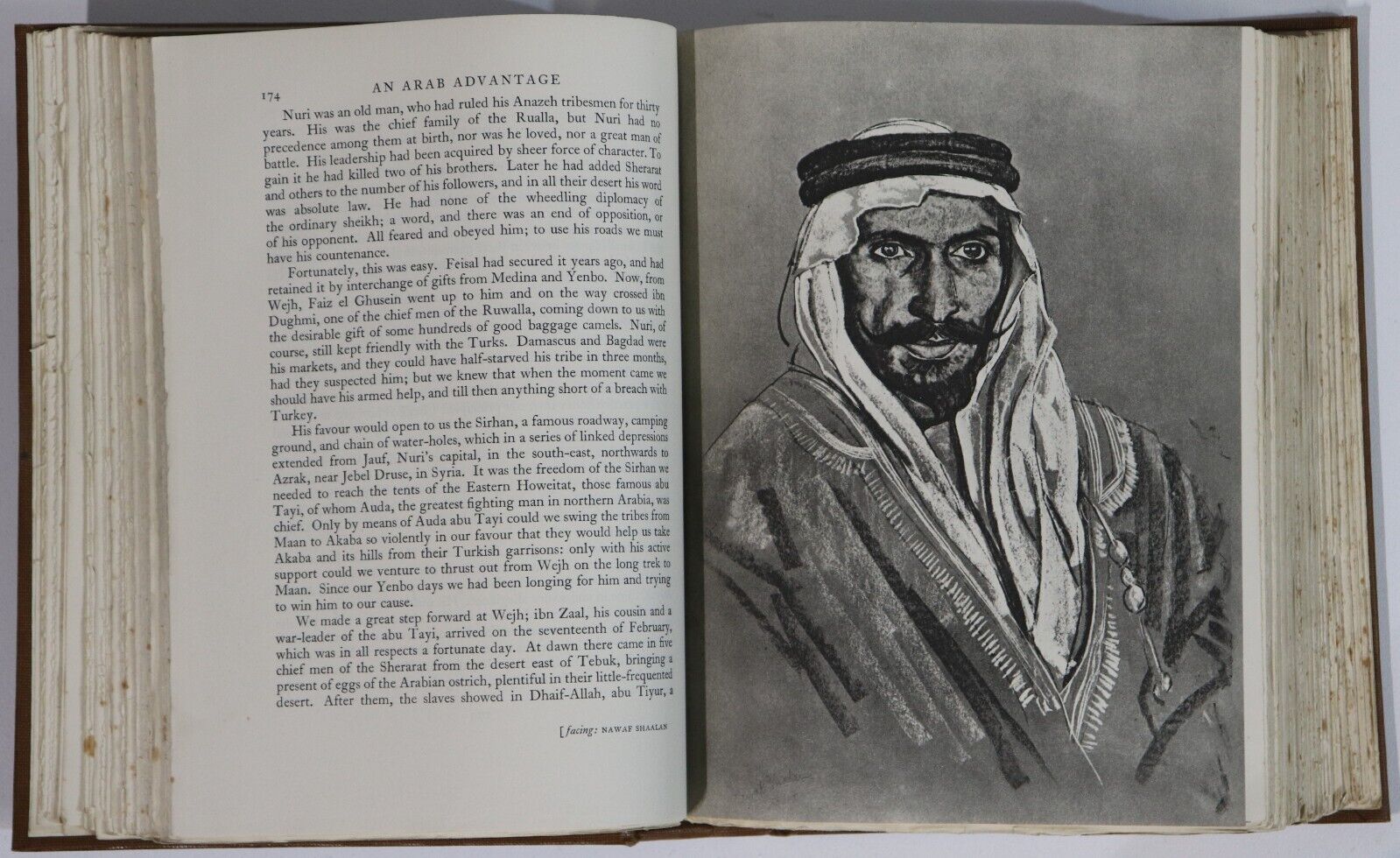 Seven Pillars Of Wisdom by T.E. Lawrence - 1935 - Antique Arabian History Book