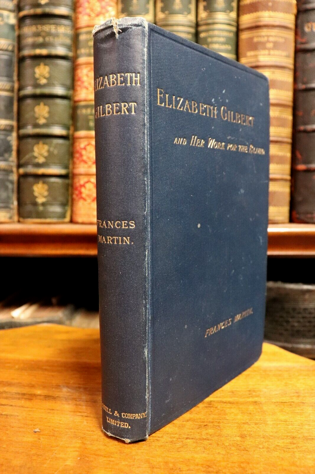 Elizabeth Gilbert & Her Work For The Blind - 1891 - Antique Medical History Book