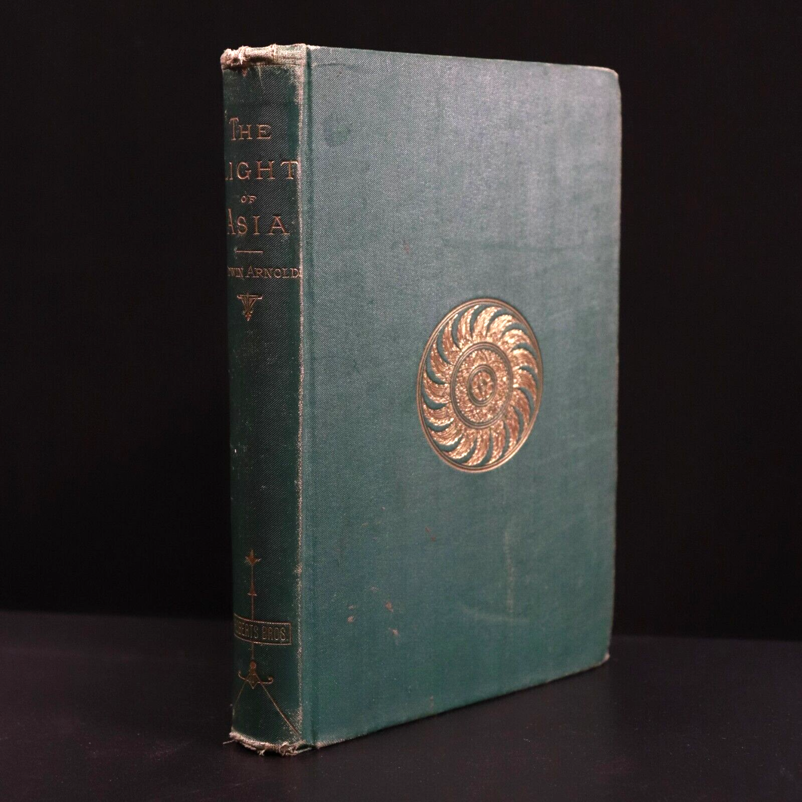 1883 The Light Of Asia by Edwin Arnold - Antique Poetry Book Buddhism India