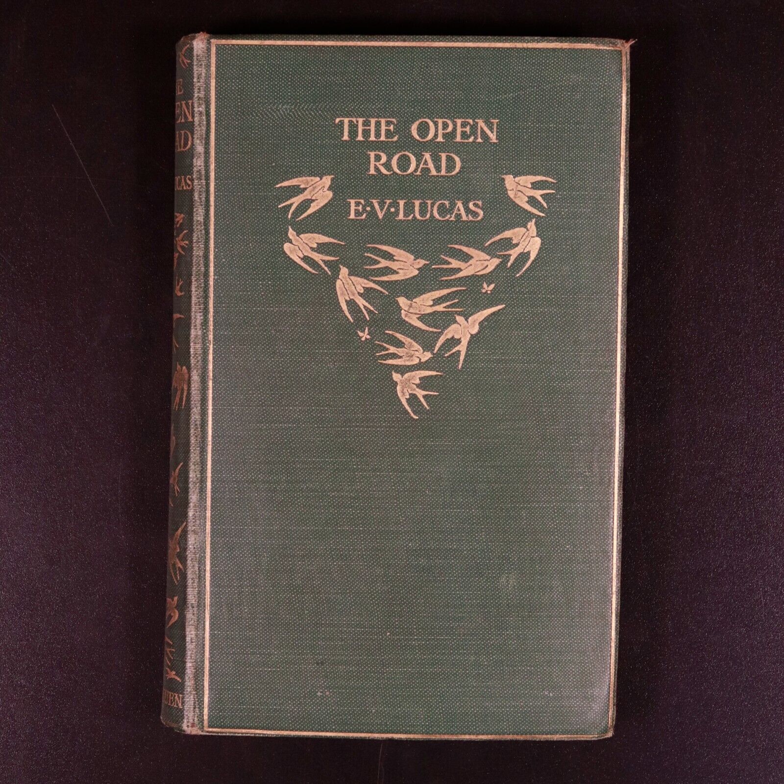 1908 The Open Road A Little Book For Wayfarers by E.V. Lucas Antique Poetry Book