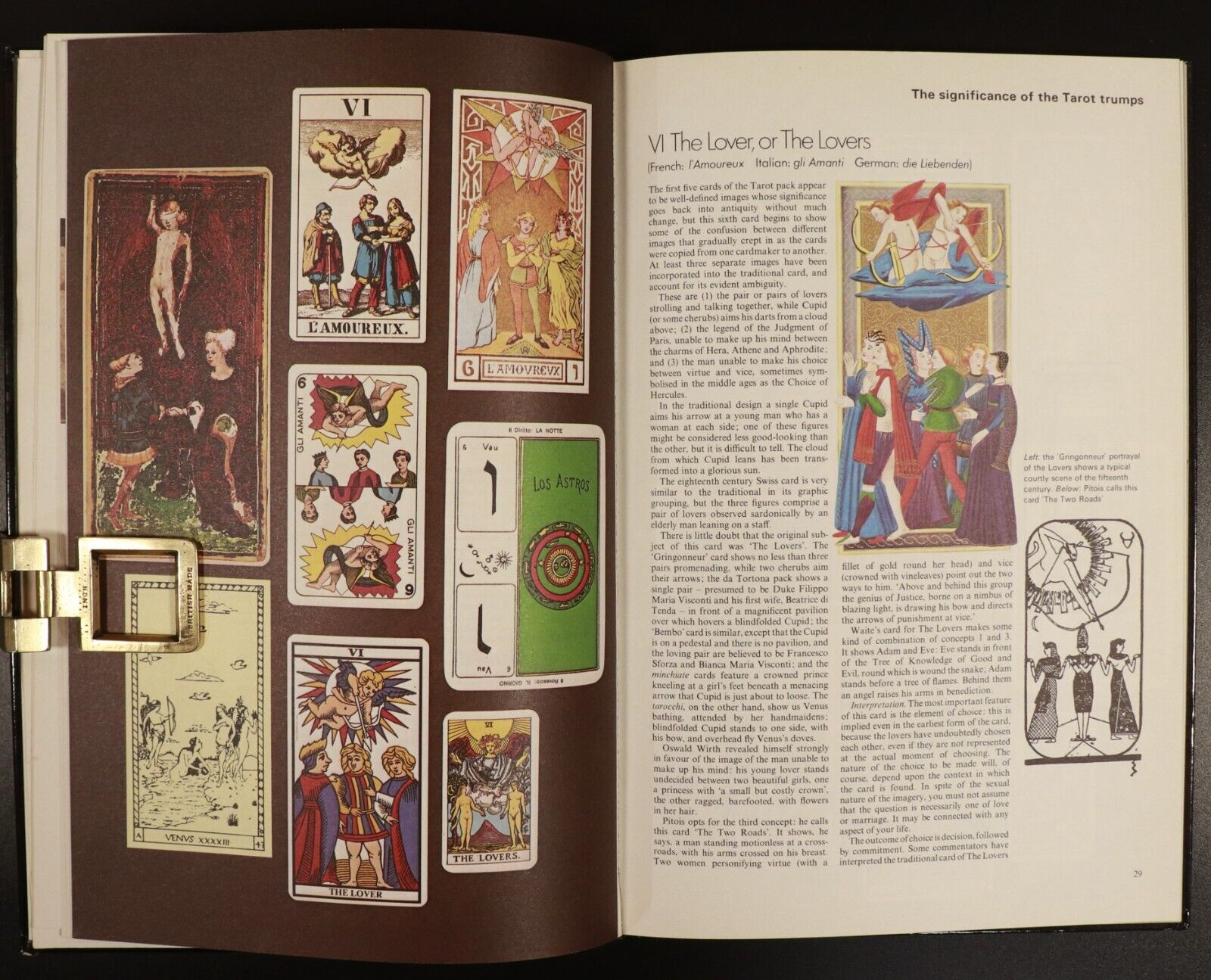 1987 The Tarot How To Interpret The Cards Occult Book Oracles Tarot Cards