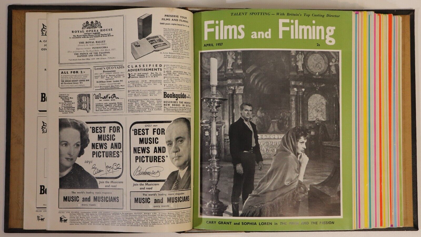 Films & Filming Magazine - 1957 to 1958 - Vintage Film History Books