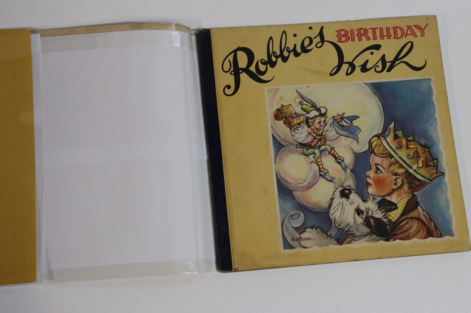 Robbie's Birthday Wish by Phyllis Johnson - c1950 - Vintage Children's Book - 0