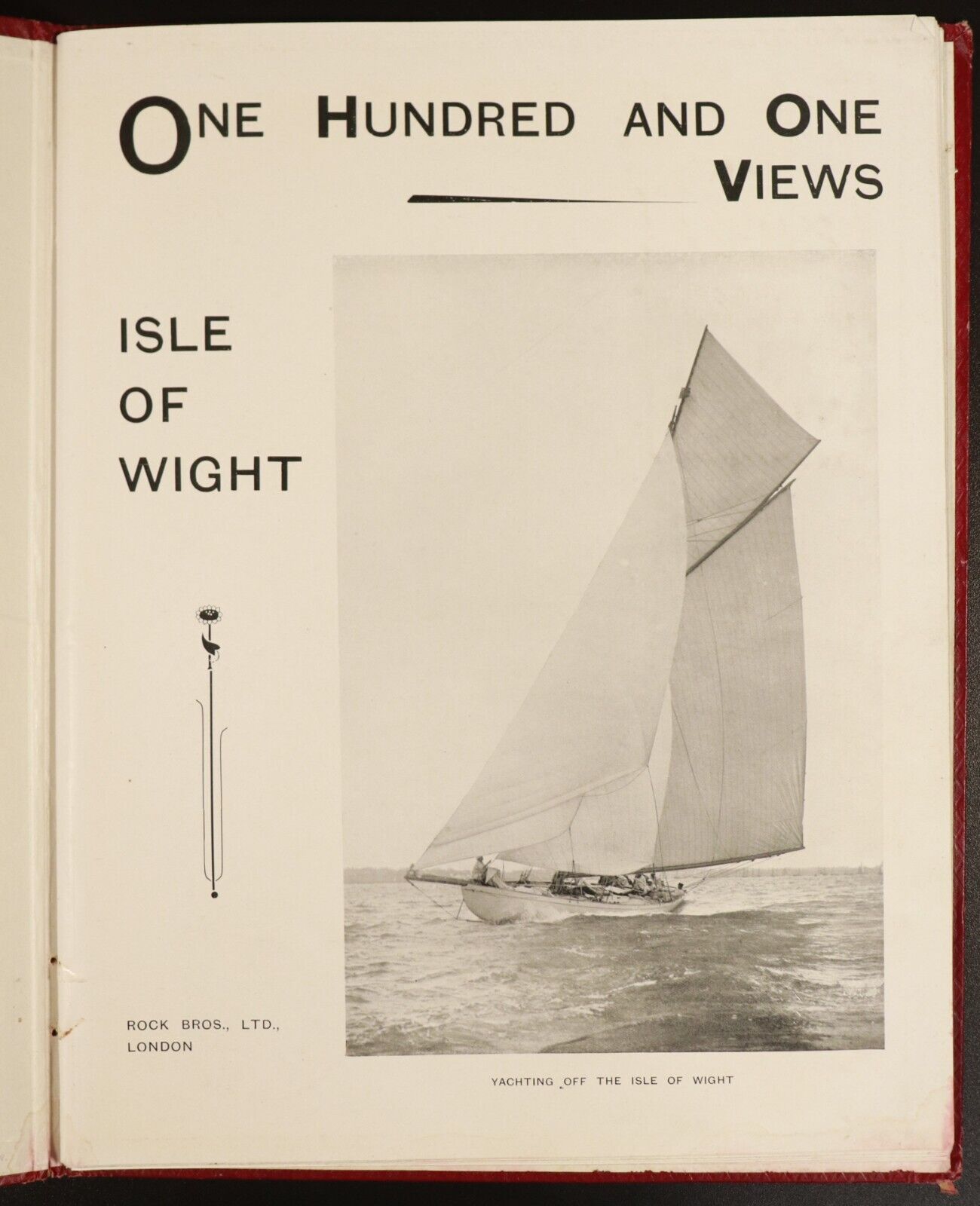 c1902 One Hundred & One View Of The Isle Of Wight Antique Photo History Book