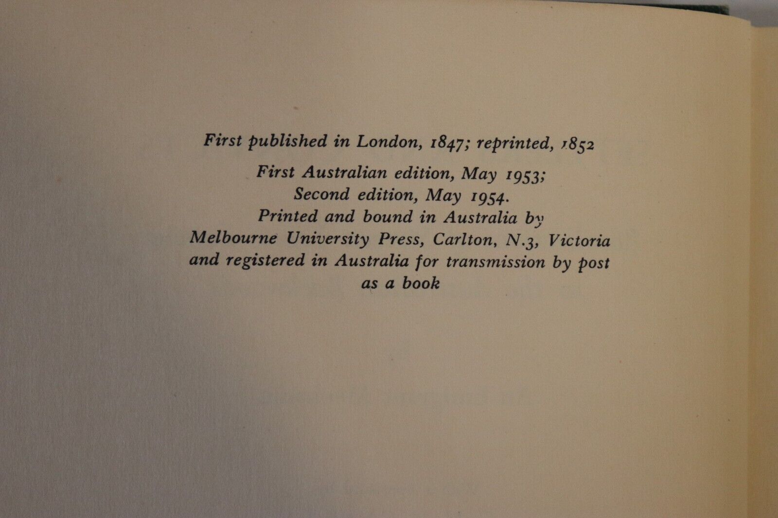 Settlers And Convicts by Alexander Harris - 1954 - Australian History Book