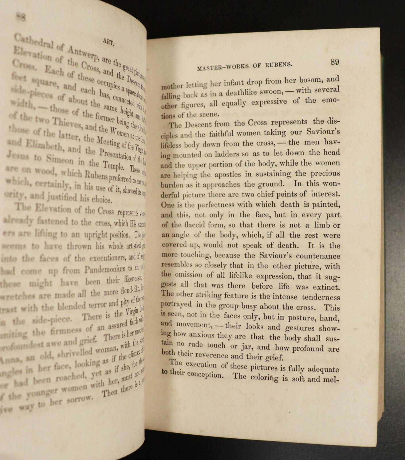 1869 Reminiscences Of European Travel by Andrew Peabody Antique Travel Book