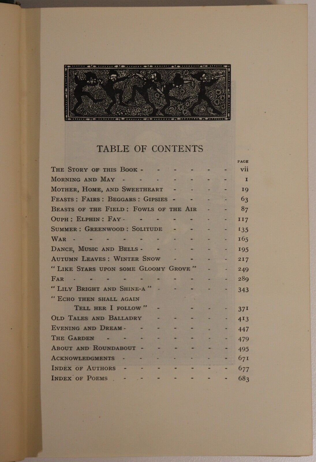 Come Hither: Collection Of Rhymes & Poems - 1923 - 1st Ed. Antique Poetry Book