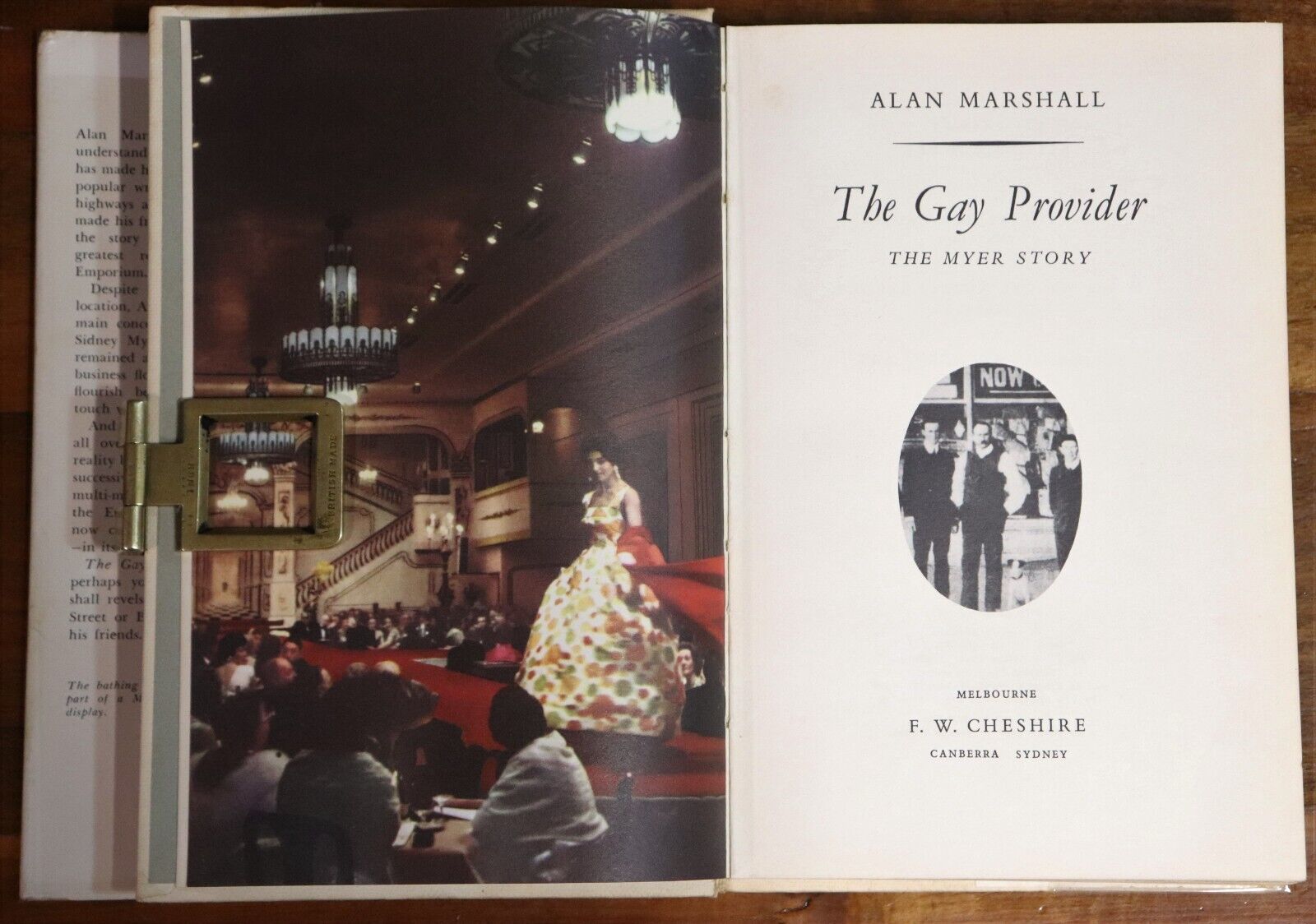 The Gay Provider: The Myer Story - 1961 - 1st Ed. Australian Retail History Book - 0