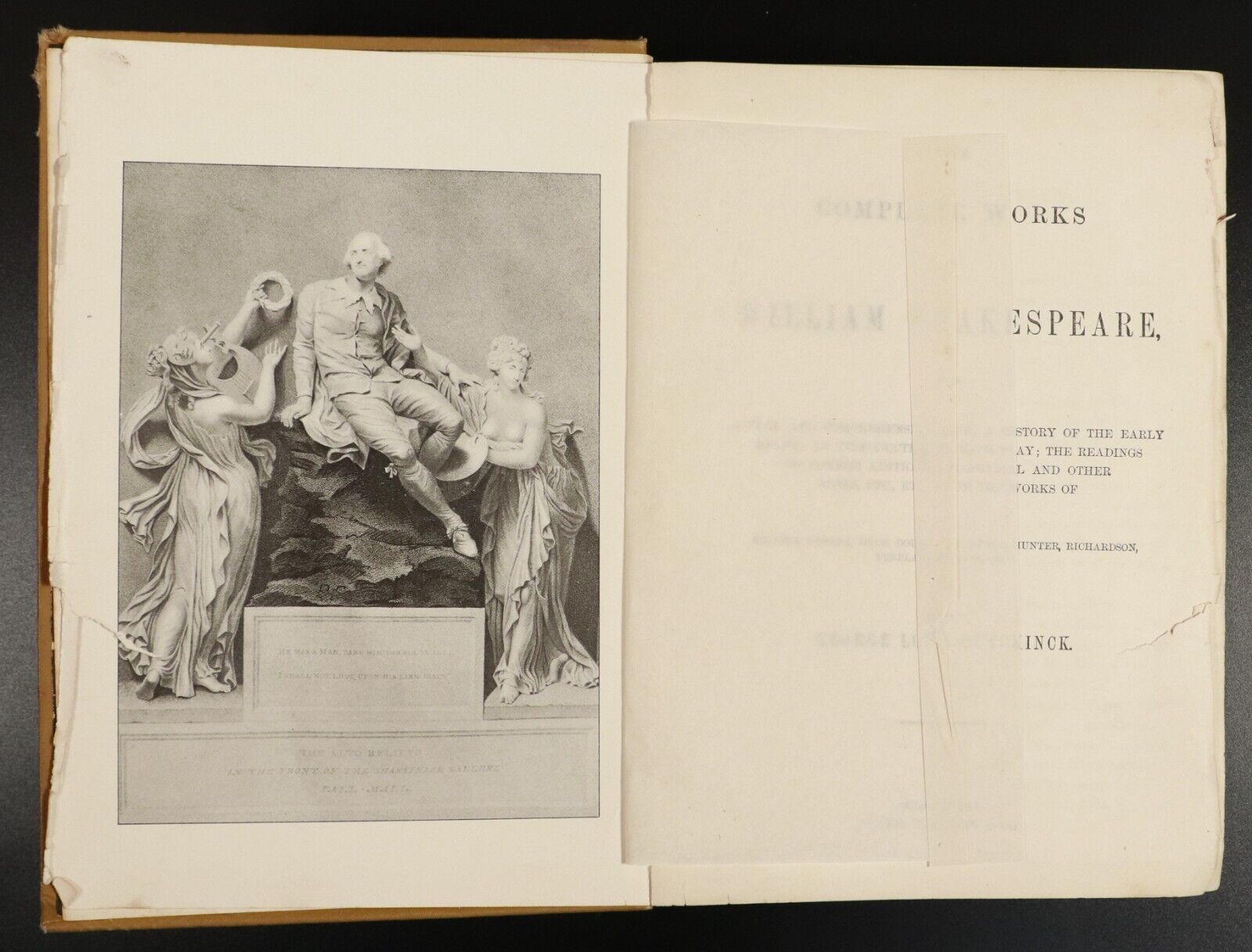 c1895 The Complete Works Of William Shakespeare Antique Literature Book - 0