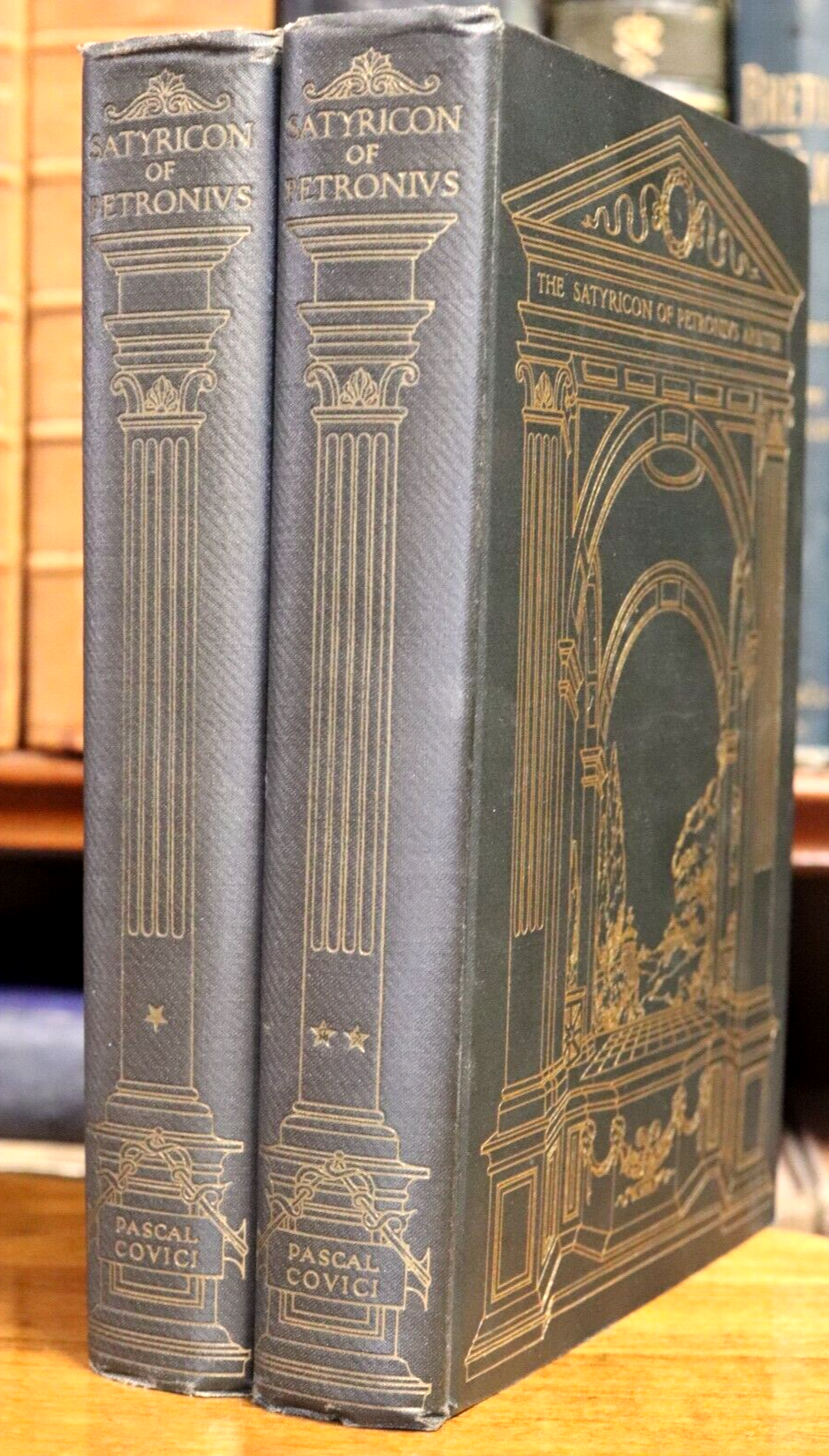 The Satyricon Of Petronius Arbiter - 1927 - 2 Volume Set Antique Books