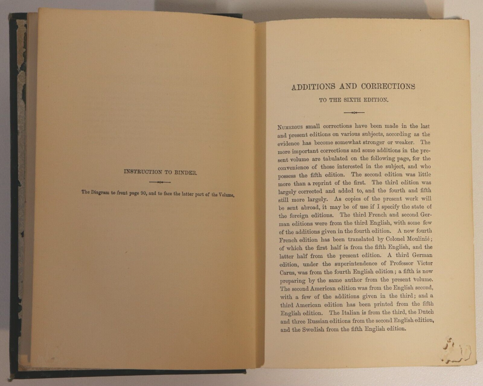 1889 The Origin Of Species by Charles Darwin Antiquarian Natural History Book