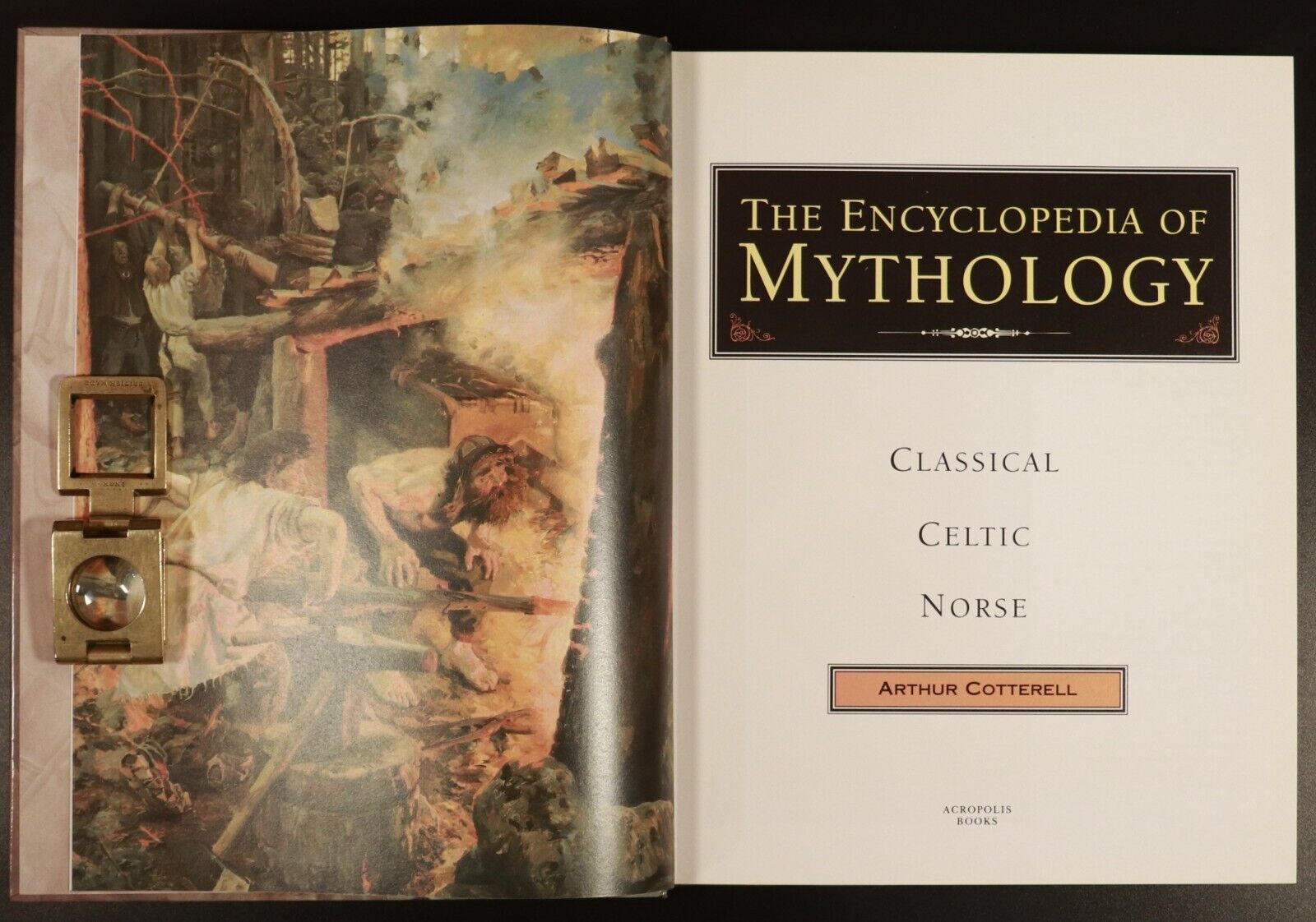 1996 The Encyclopedia Of Mythology Arthur Cotterell Classical Celtic Norse Book - 0