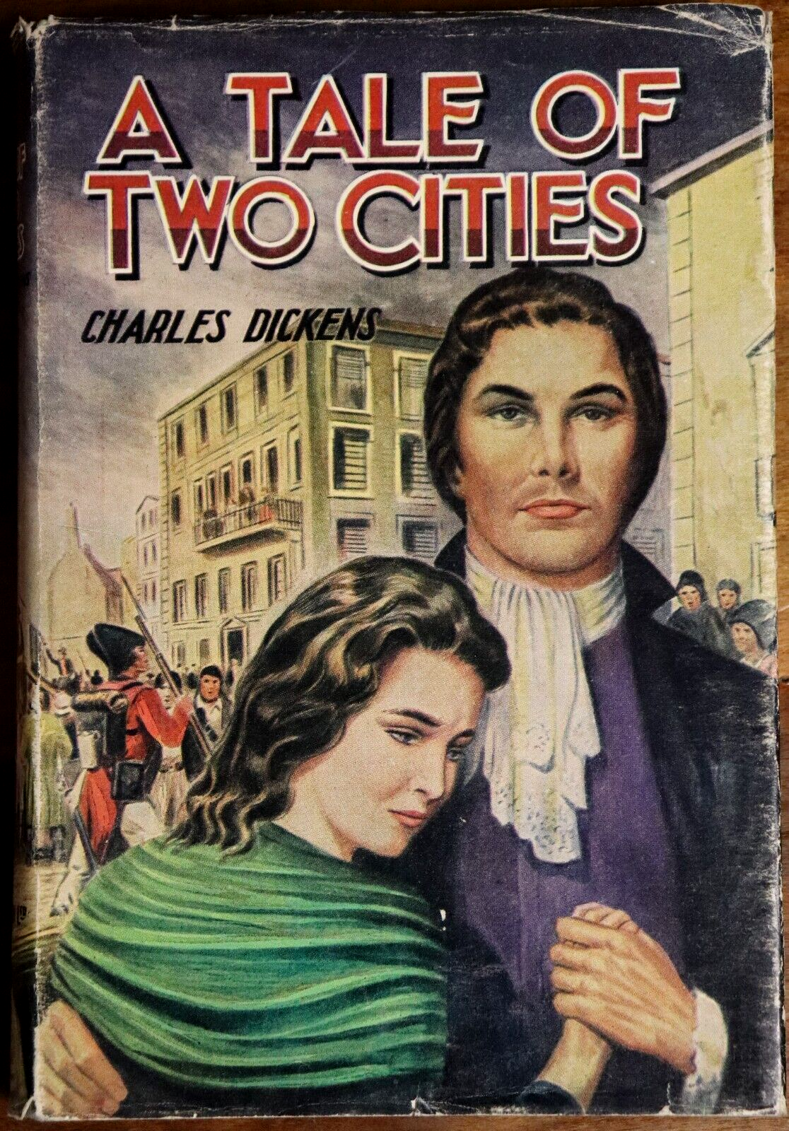 A Tale Of Two Cities - c1950's - Vintage Charles Dickens Book