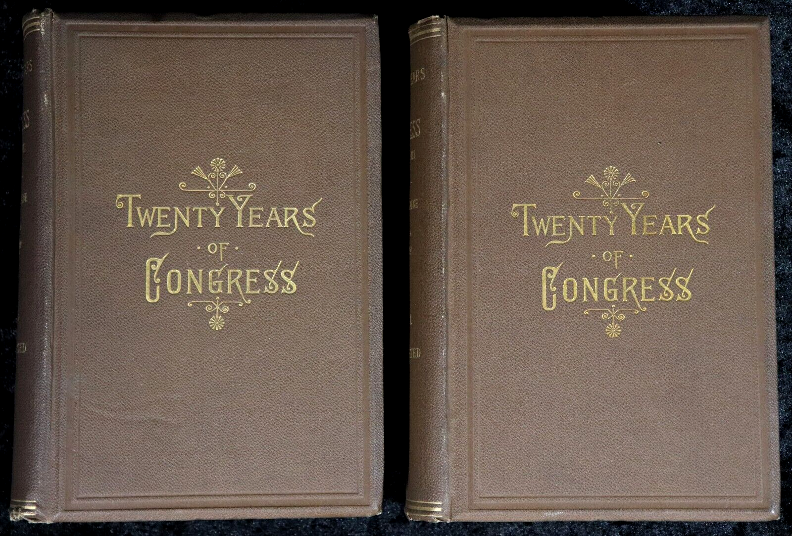 Twenty Years Of Congress by J.G. Blaine - 1884 - Antique American History Books - 0