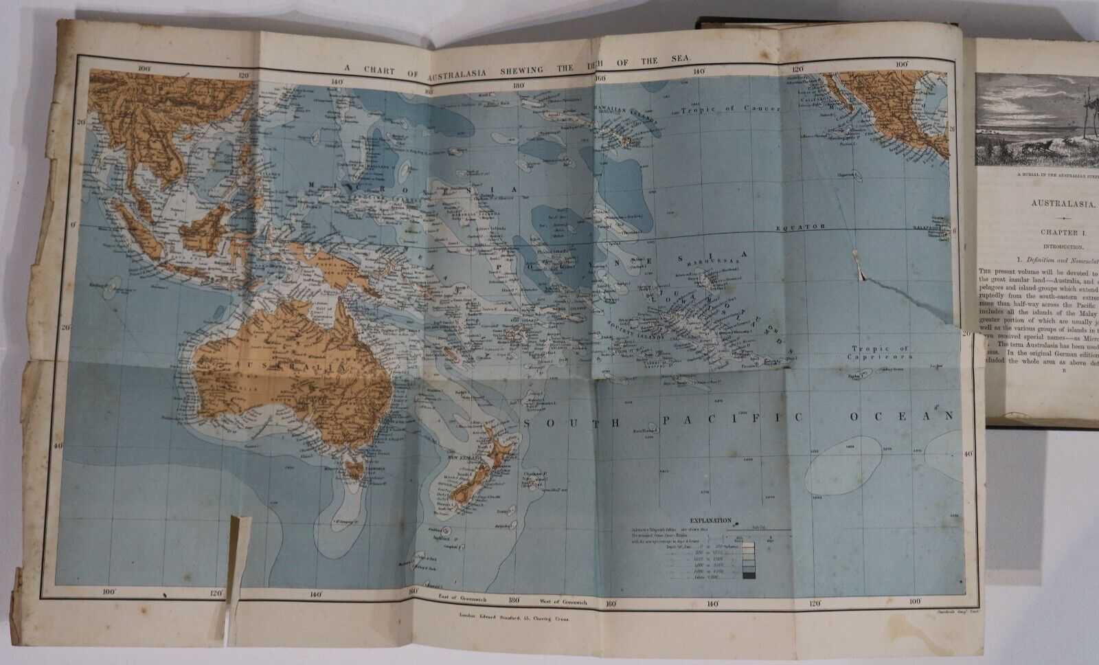 1888 Australasia: Geography & Travel by A.R. Wallace Australian History Book