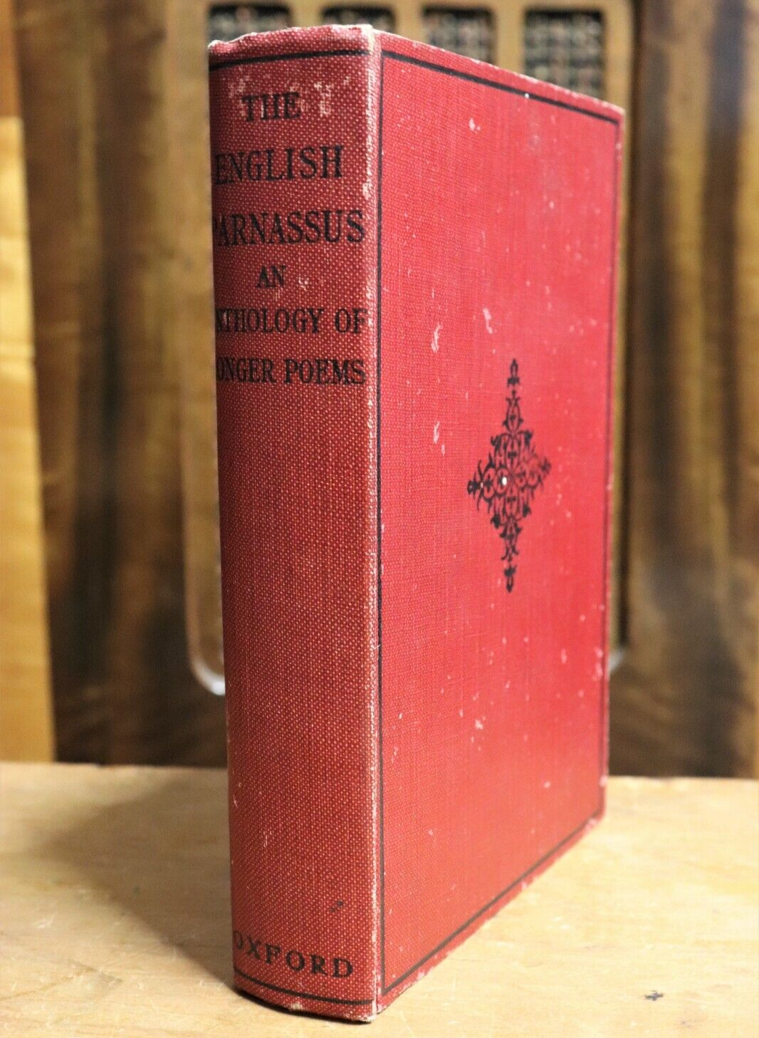 1924 The English Parnassus by Macneile Dixon Antique Literature & Poetry Book