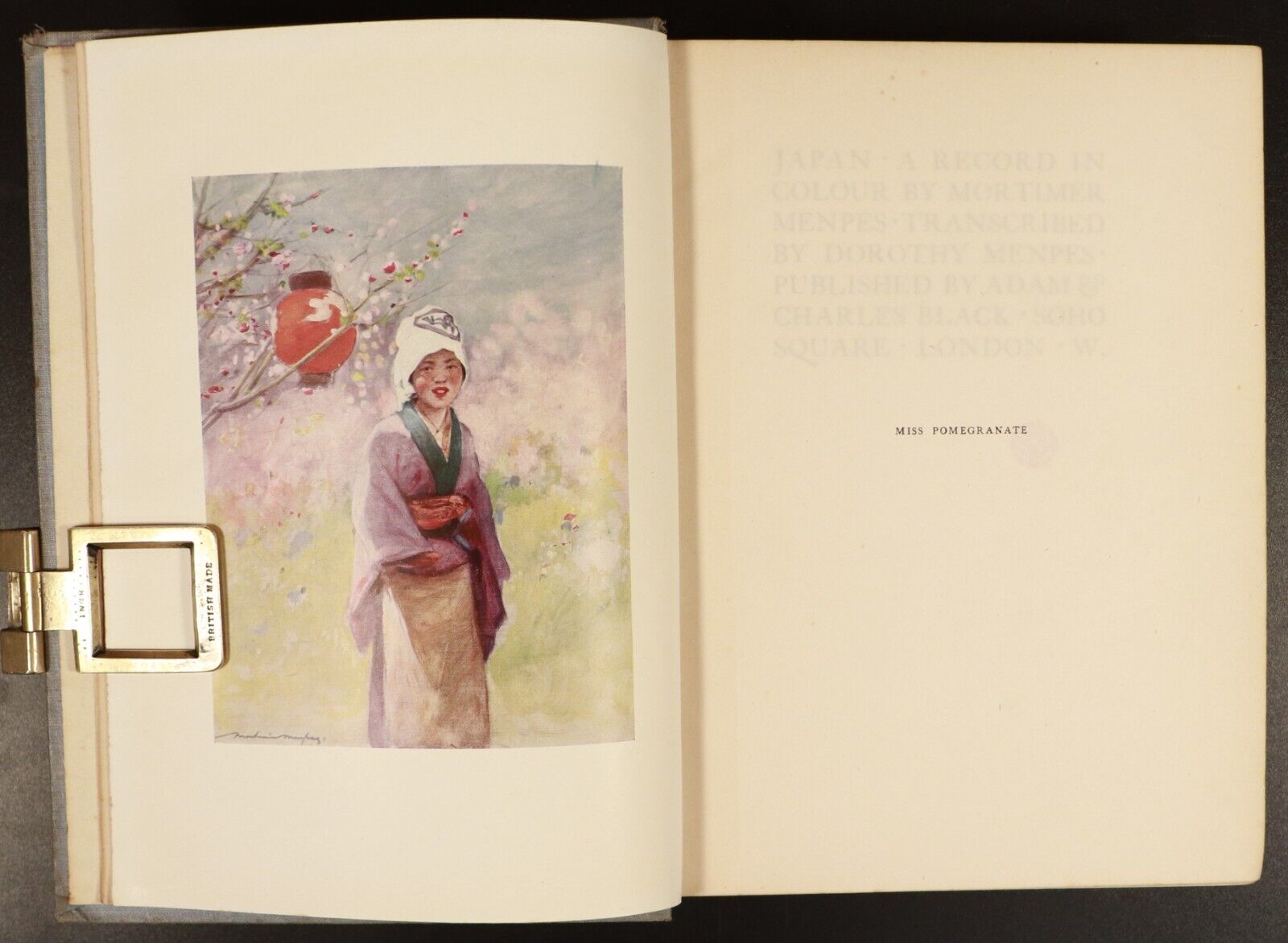 1905 Japan: A Record In Colour By Mortimer Menpes Antique Japanese Culture Book - 0