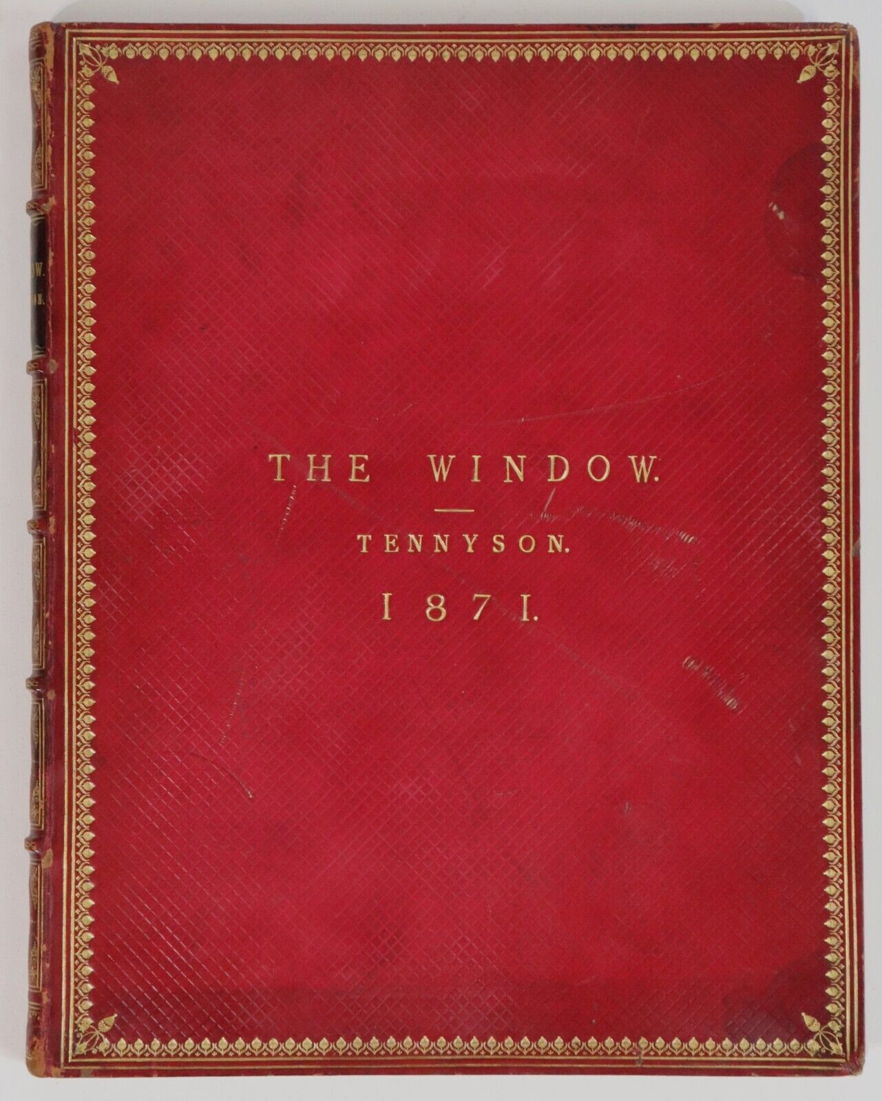 The Window: Songs Of The Wrens: Tennyson - 1871 - Antiquarian Fine Binding Book