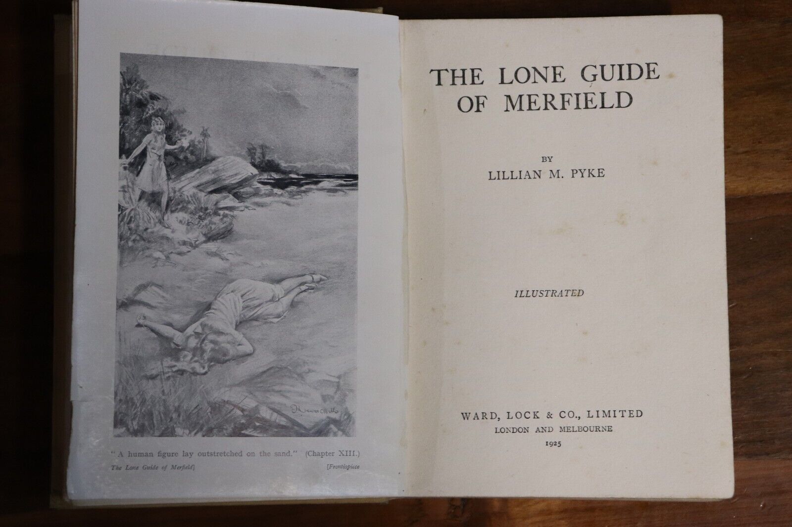 The Lone Guide Of Merfield - 1925 - 1st Edition Antique Literature Book