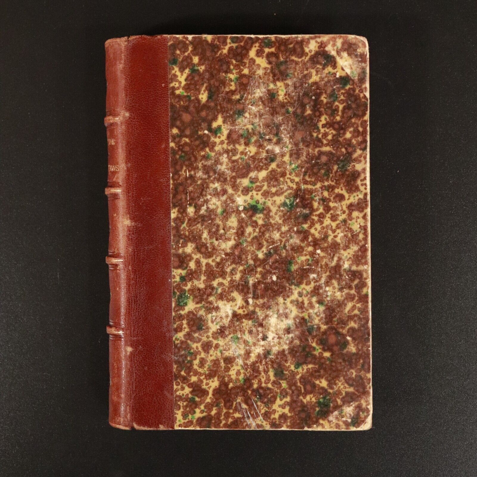 1853 Nouvelles Meditations Poetiques by M De Lamartine Antiquarian Book