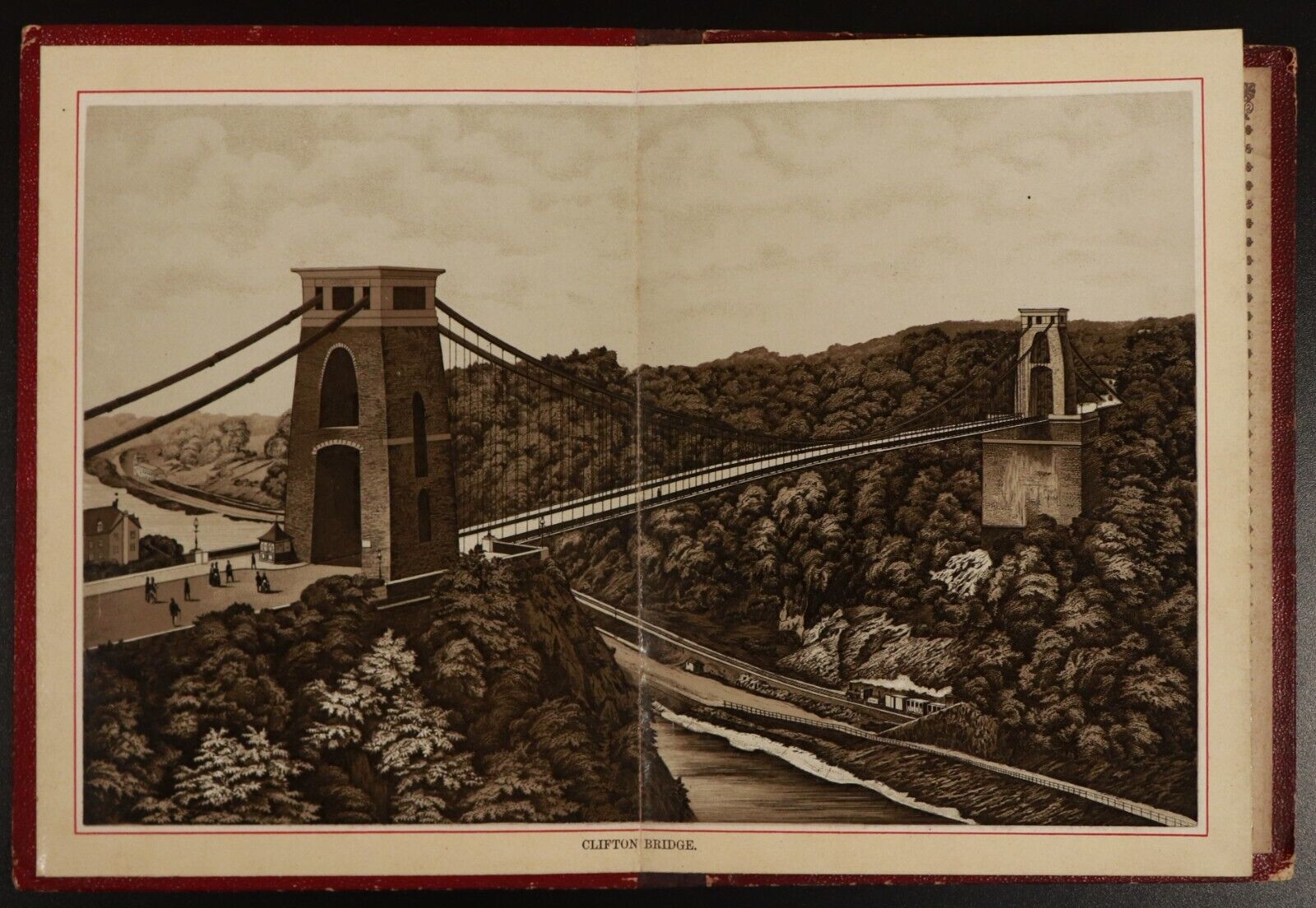 c1895 The Album Of Bristol & Clifton Views Antique British History Book - 0