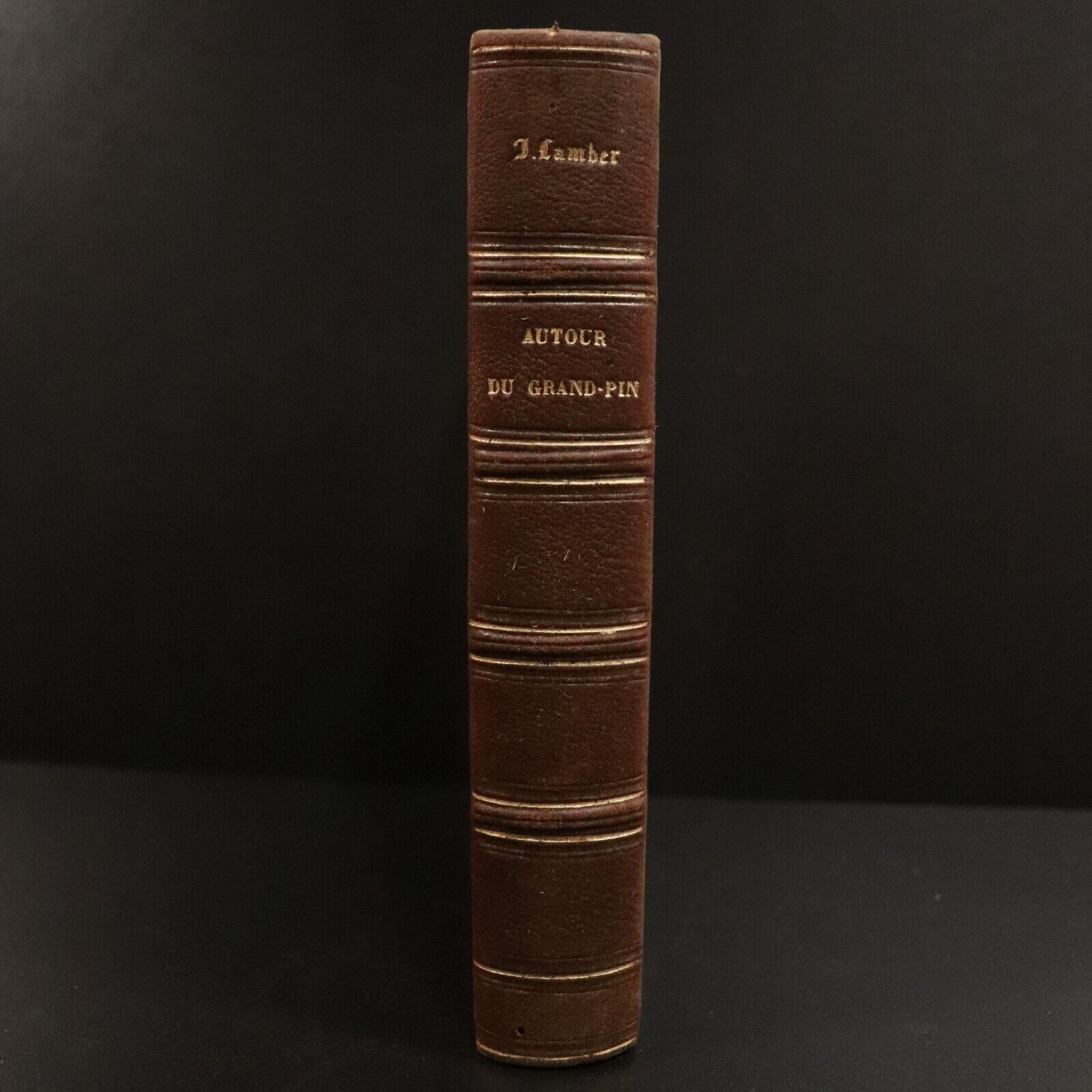 1863 Voyage Autour Du Grand Pin by Juliette Lamber Antiquarian French Book