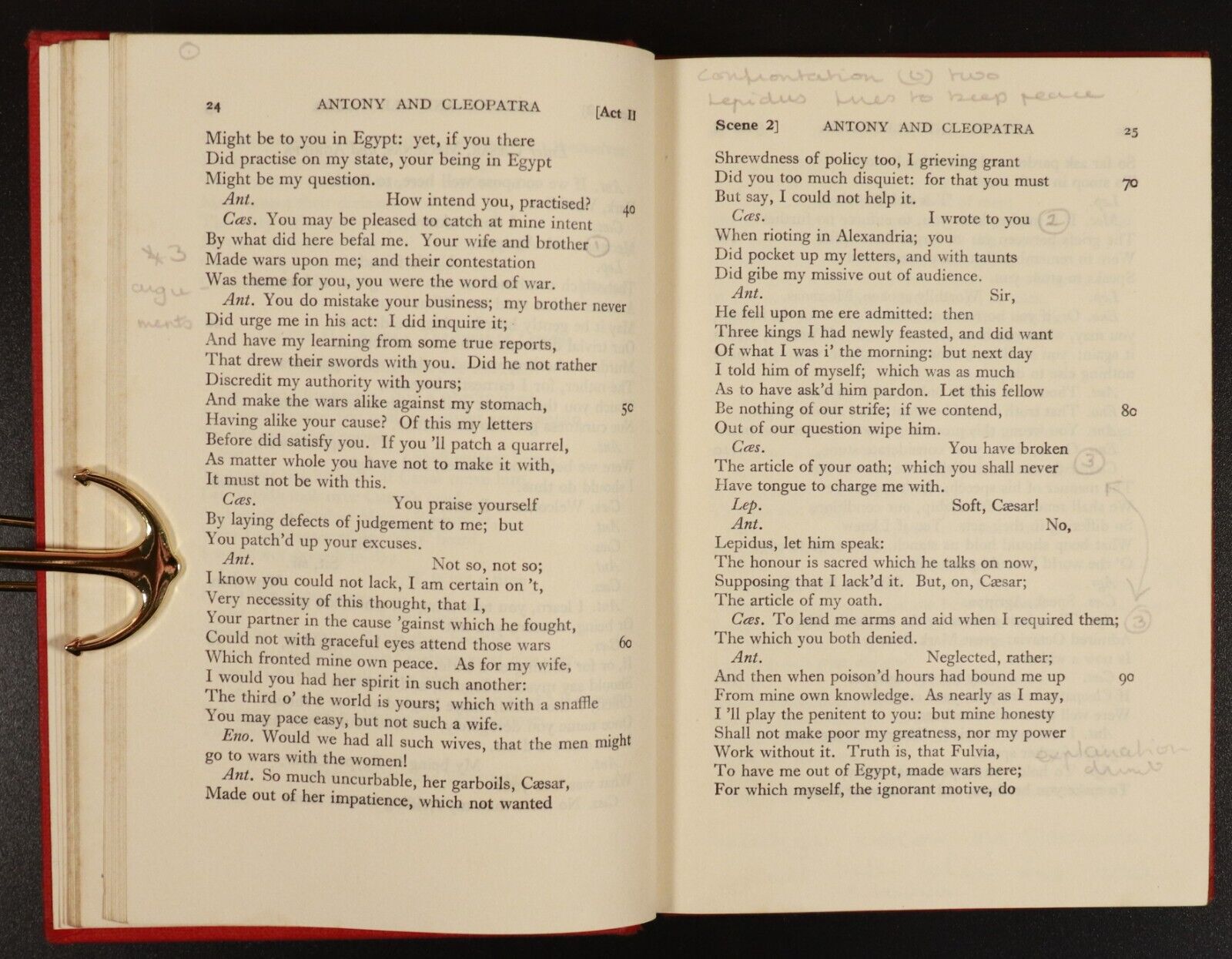 c1930 The Warwick Shakespeare: Antony & Cleopatra Antique Literature Book