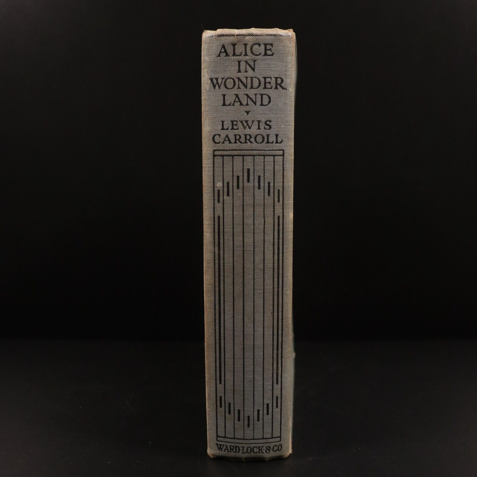 1922 Alice's Adventures In Wonderland by Carroll & Tarrant Antique Fiction Book