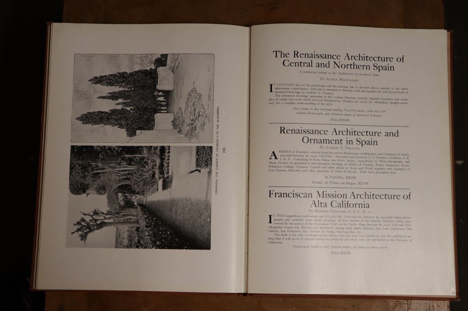 The Minor Ecclesiastical Domestic & Garden Architecture Of Southern Spain - 1917