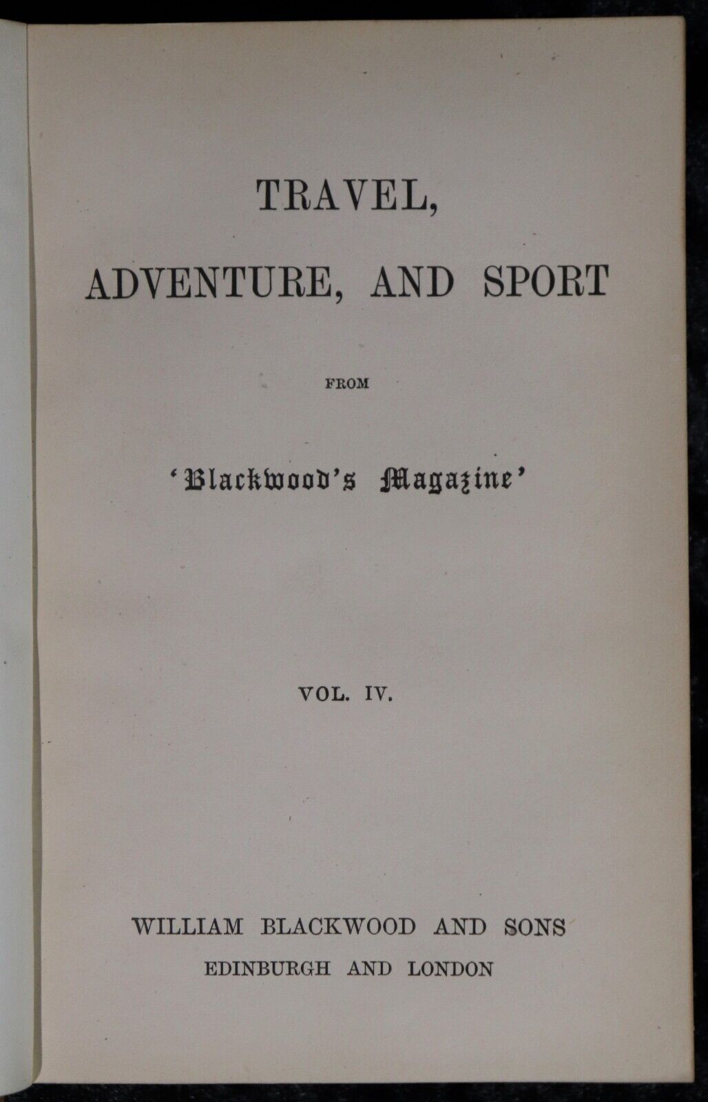 Travel, Adventure & Sport - c1880 - 6 Vols. Antiquarian Travel & Sport Books