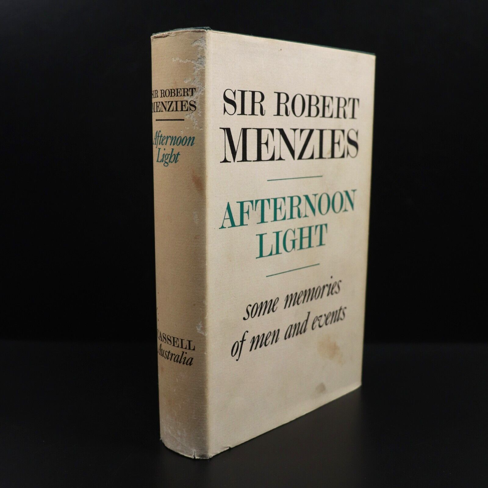 1967 Afternoon Light by Robert Gordon Menzies Australian History Book 1st Ed.