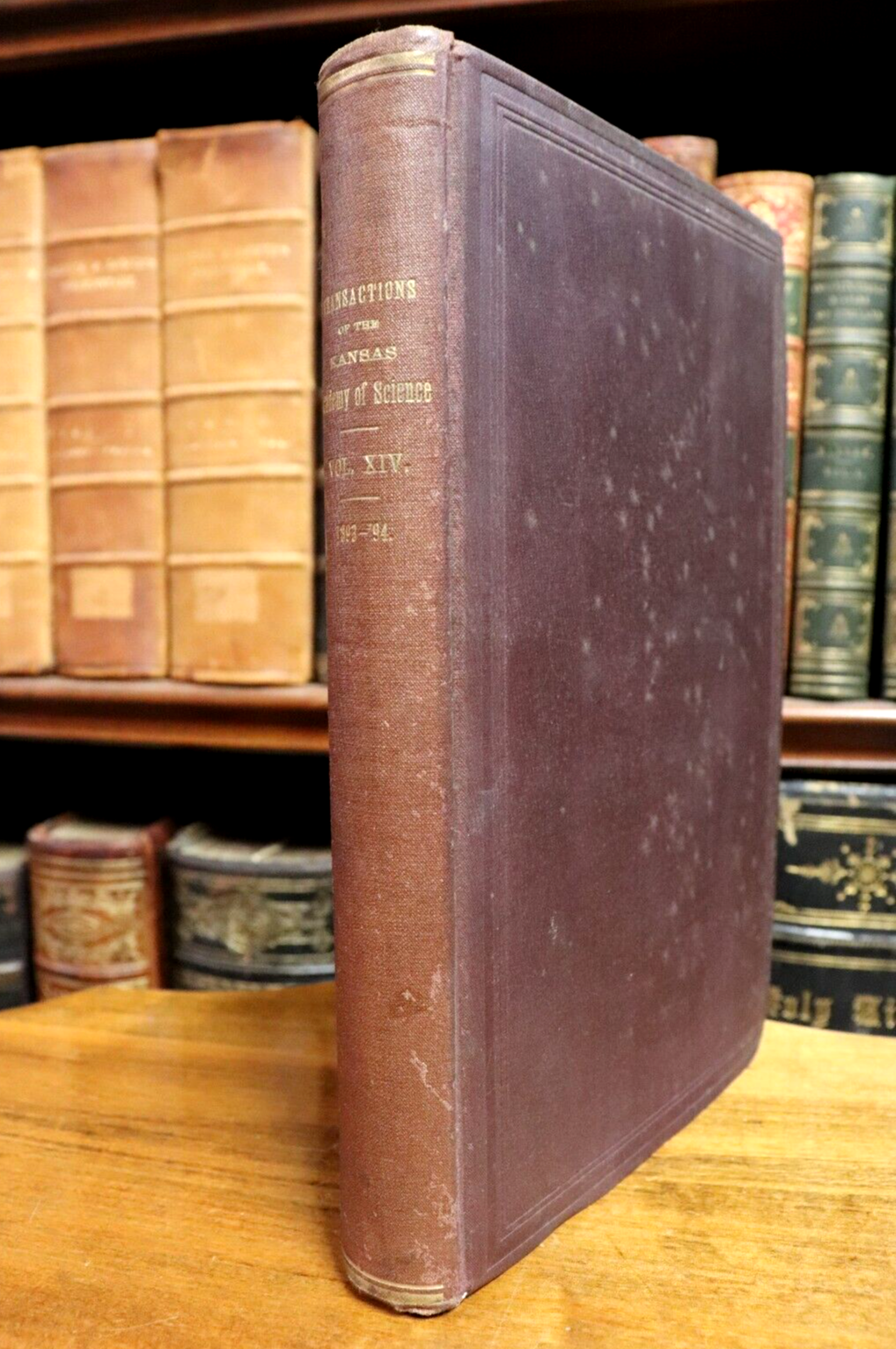 Transactions Of The Kansas Academy Of Science - 1896 - Antique Science Book