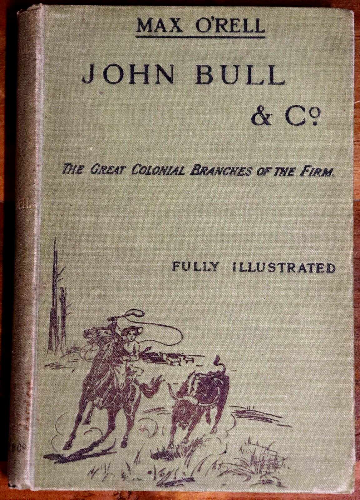 1894 John Bull & Co by Max O'Rell 1st Edition Australian History Book