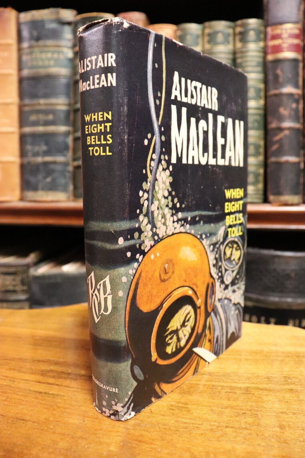 When Eight Bells Toll by Alistair MacLean - c1966 - Vintage Fiction Book