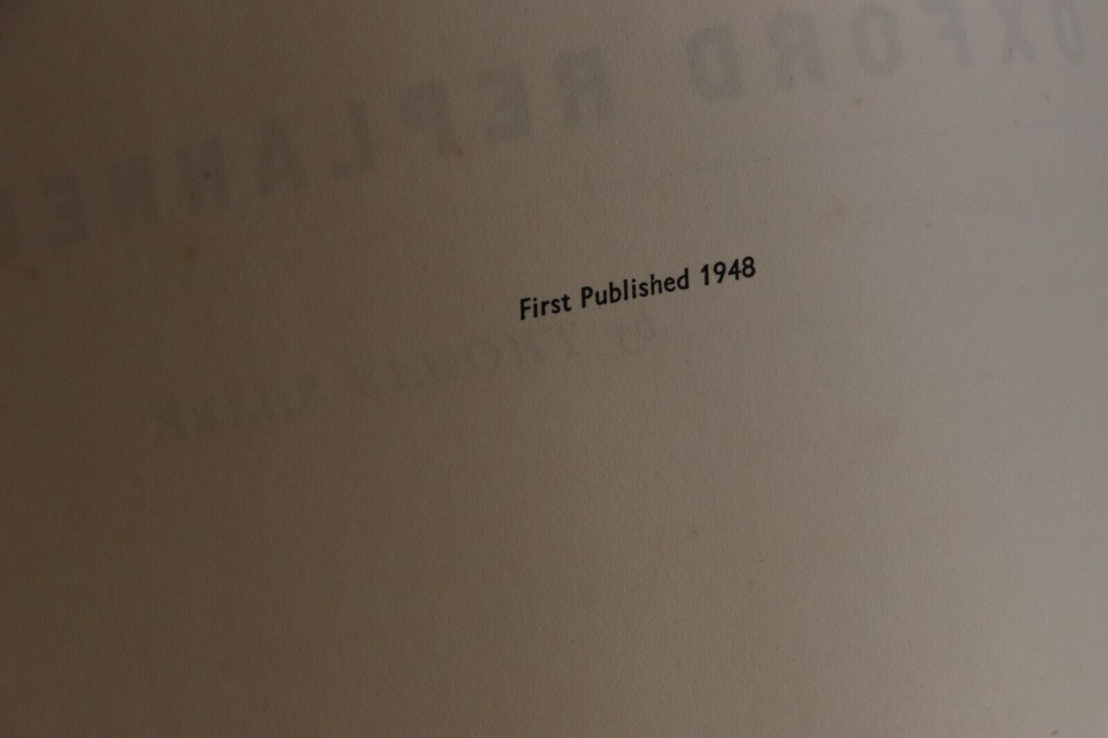 Oxford Replanned by Thomas Sharp - 1948 - Town Planning & Architecture Book