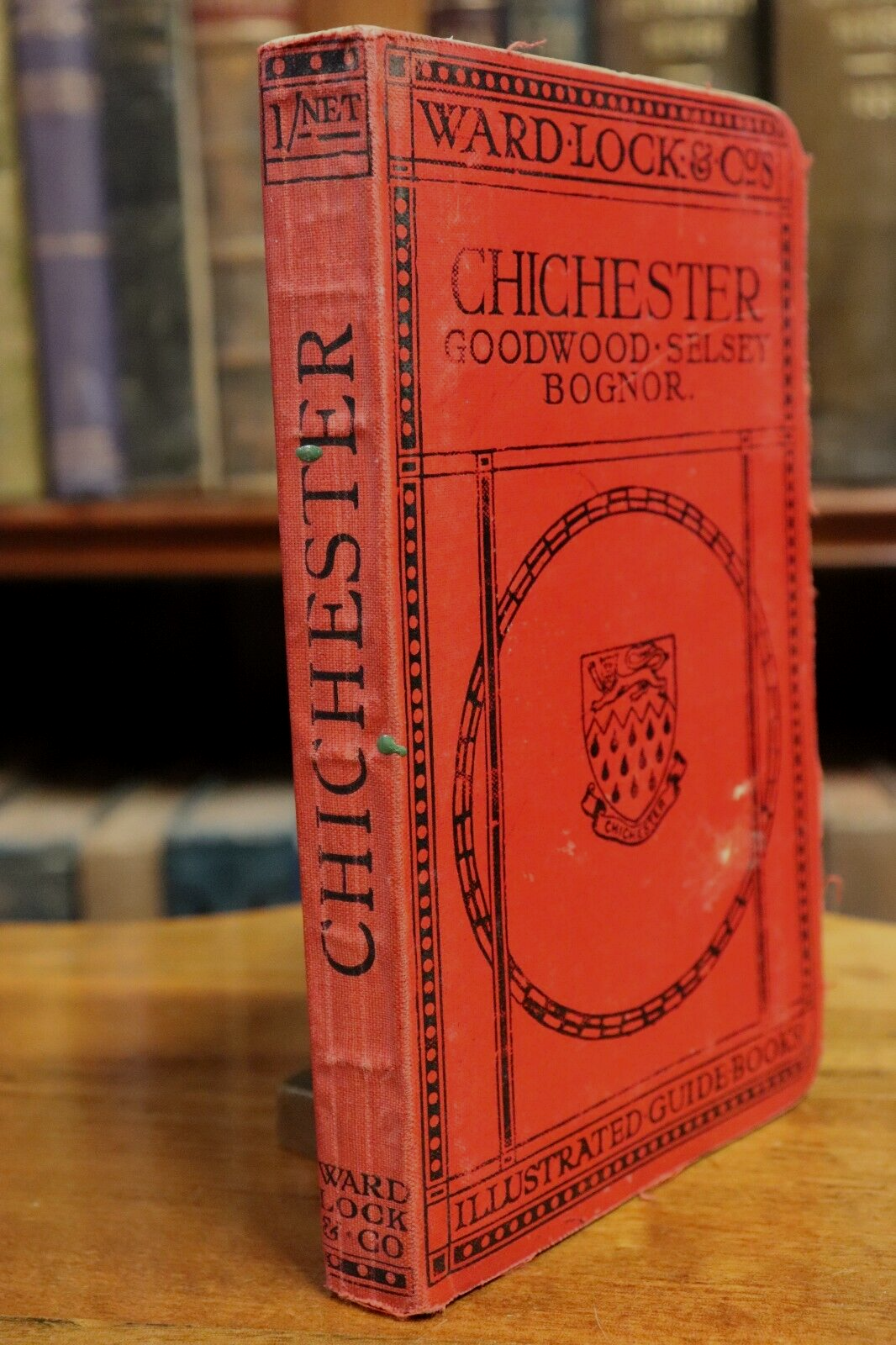 Guide To Chichester: Ward Lock & Co - c1920 - Antique Travel Guide Book w/Maps