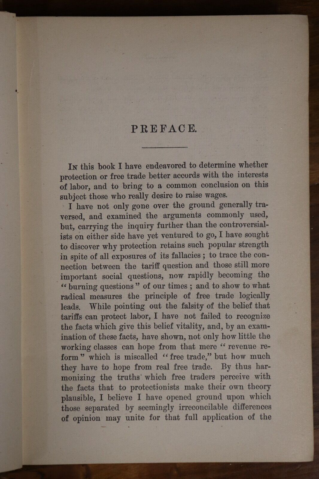 Protection Or Free Trade by Henry George - 1887 - Antique Economics Book